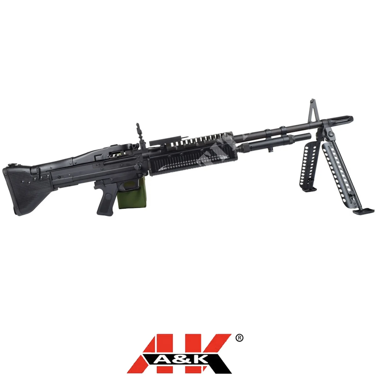 FUSIL M60 LARGO METAL NEGRO A&K (MK60)