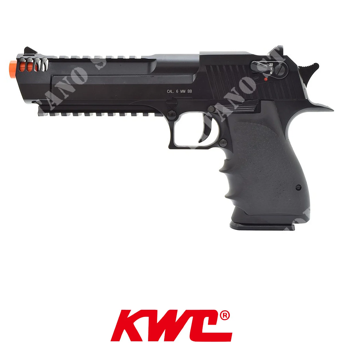 PISTOLA DESERT EAGLE L6 CO2 BLOWBACK NEGRA KWC (KW-DEL6)