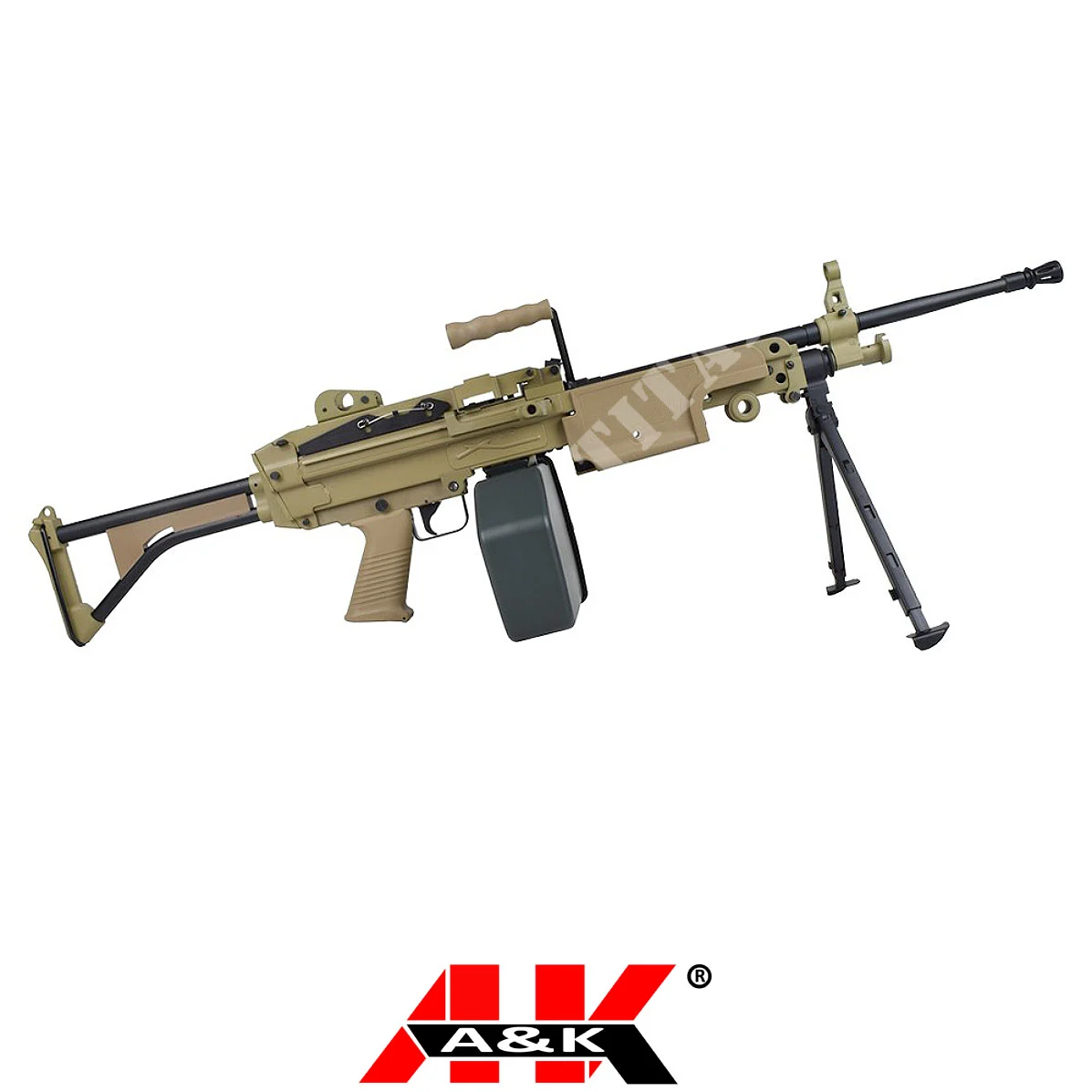 FUSIL M249-MK1 METAL TAN A&K (M249-MK1T)