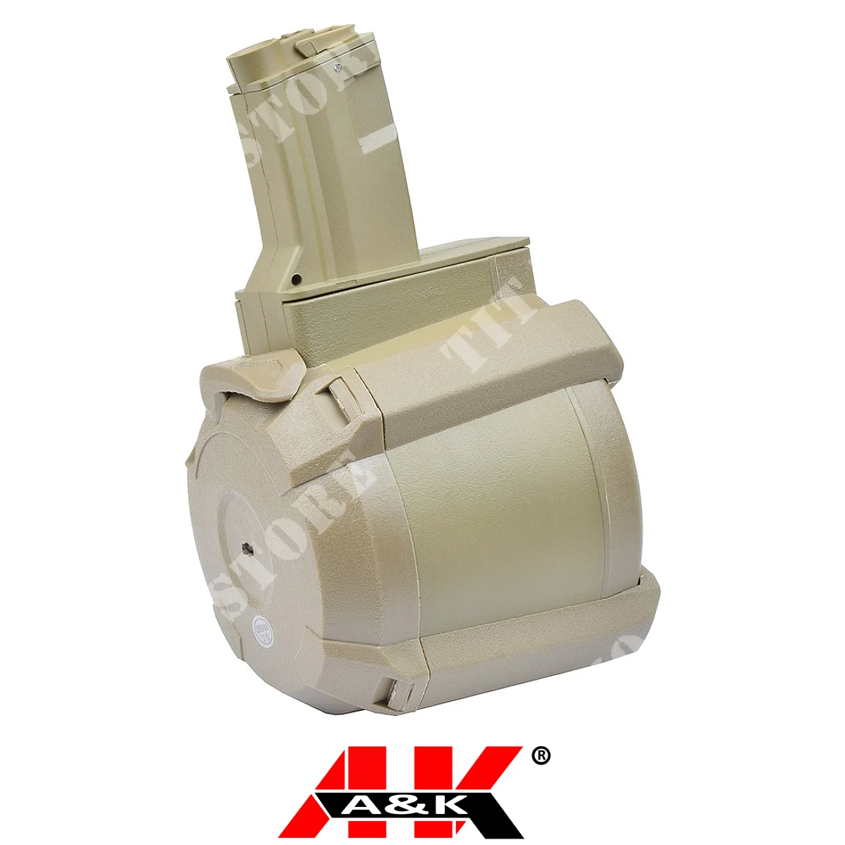 CARGADOR DE TAMBOR 1200 BB PARA MP5 TAN A&K (B90-4C TN)