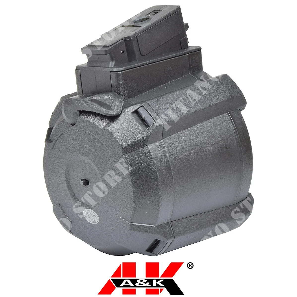 CARGADOR TAMBOR 1200 BB PARA AK NEGRO A&K (B90-3A BK)