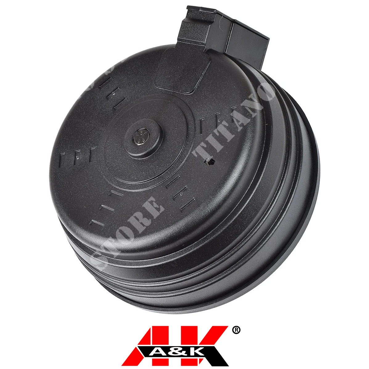 CARGADOR TAMBOR 3500 BB PARA AK EN POLÍMERO NEGRO A&K (08B)