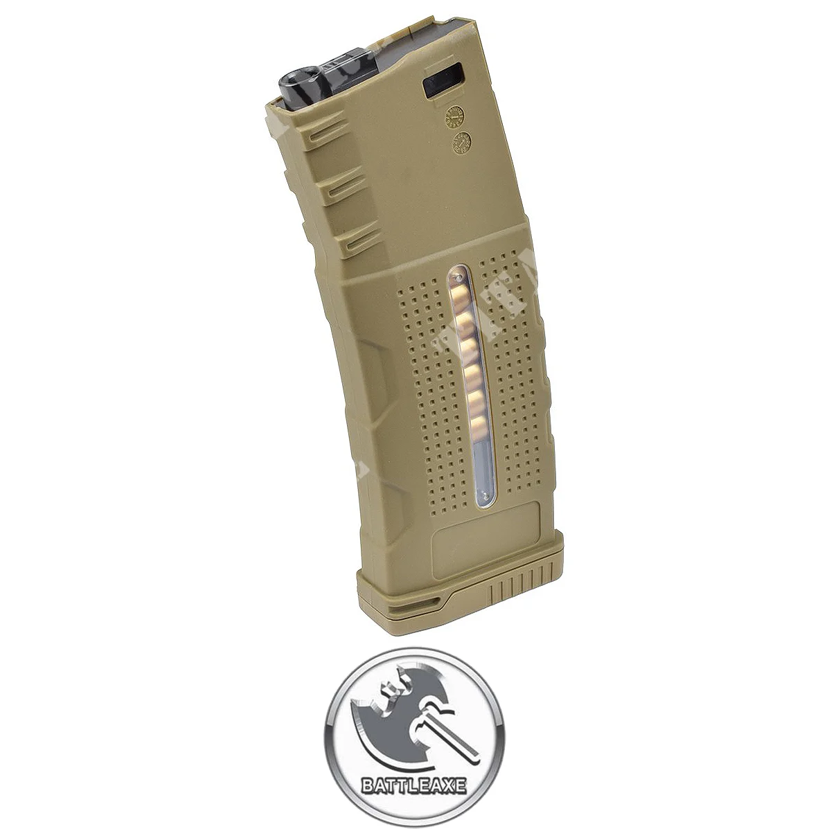 CARGADOR MID-CAP 140 BB PARA M4 TAN BATTLEAXE (002-4B TN)