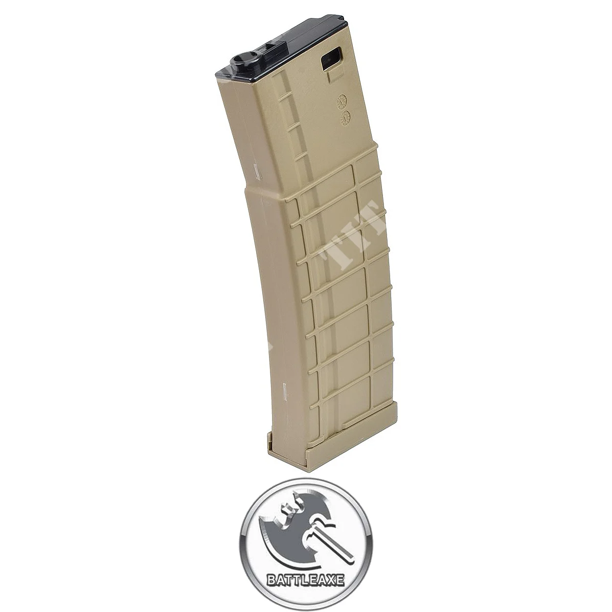 CARGADOR AUMENTADO 370 BB PARA M4 TAN BATTLEAXE (002-8A TN)