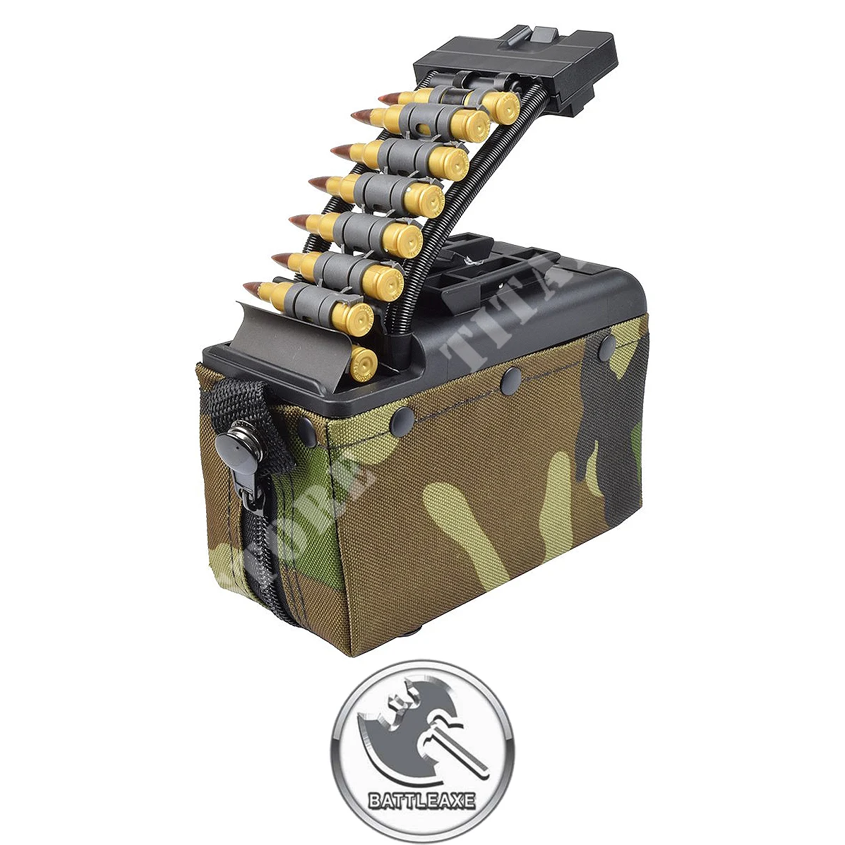 CARGADOR DE TAMBOR 2000 BB PARA MK46 MULTICAM BATTLEAXE (MINIMI DRUM MC)
