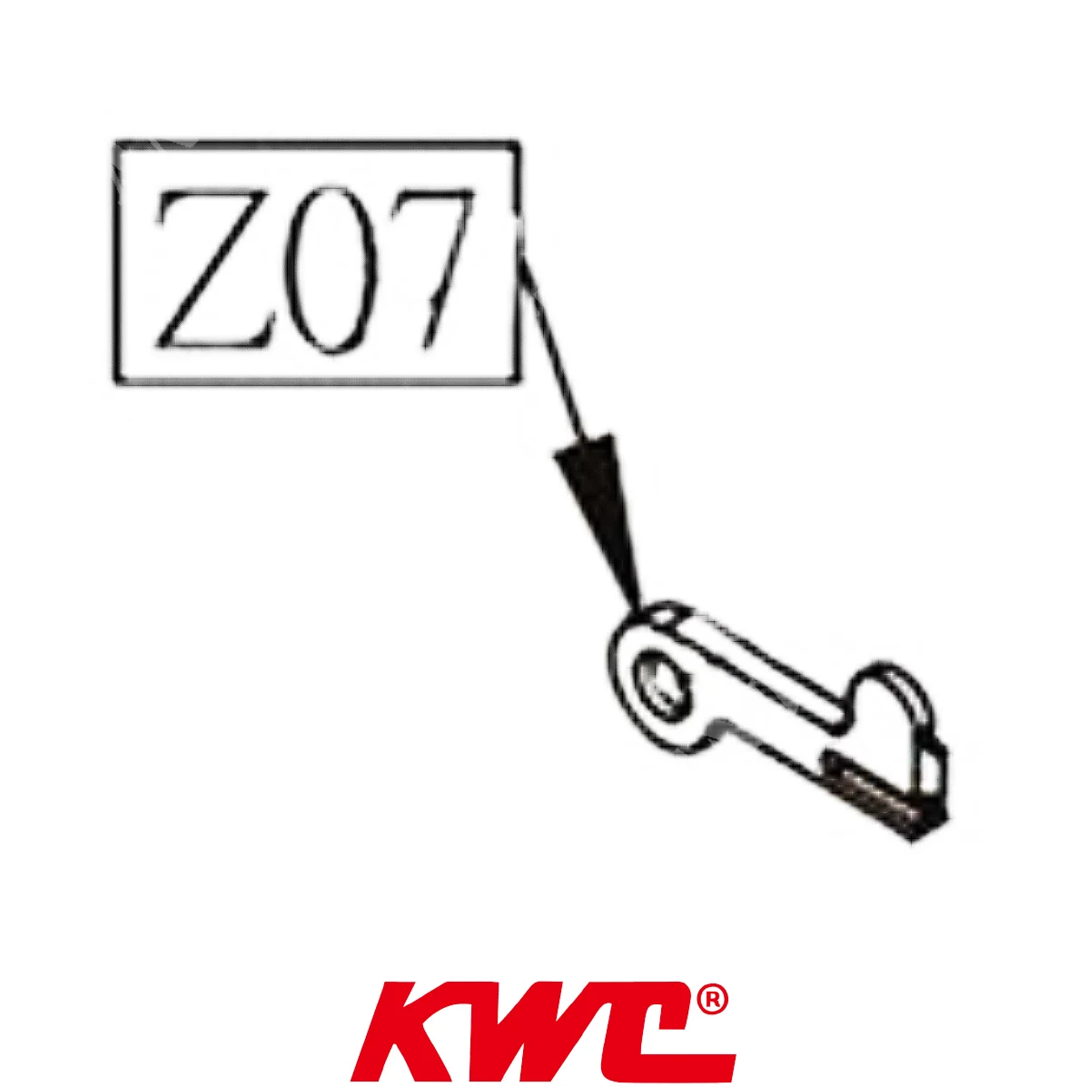 PALANCA DESCONECTADORA DE GATILLO PARA PT99 KWC (KWC-Z07)