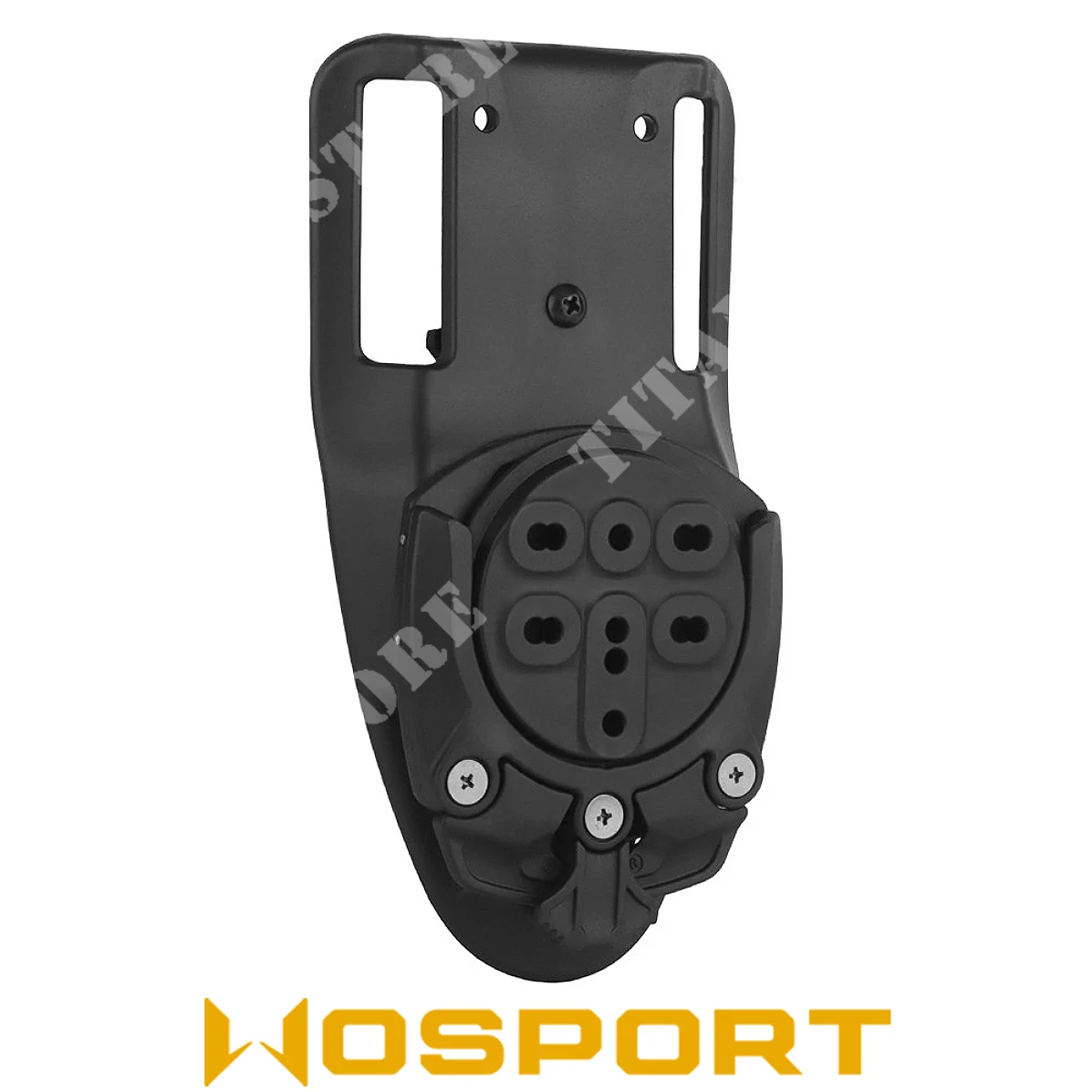 CINTURÓN GIRATORIO 360° NEGRO WO SPORT (WO-GBACC22)