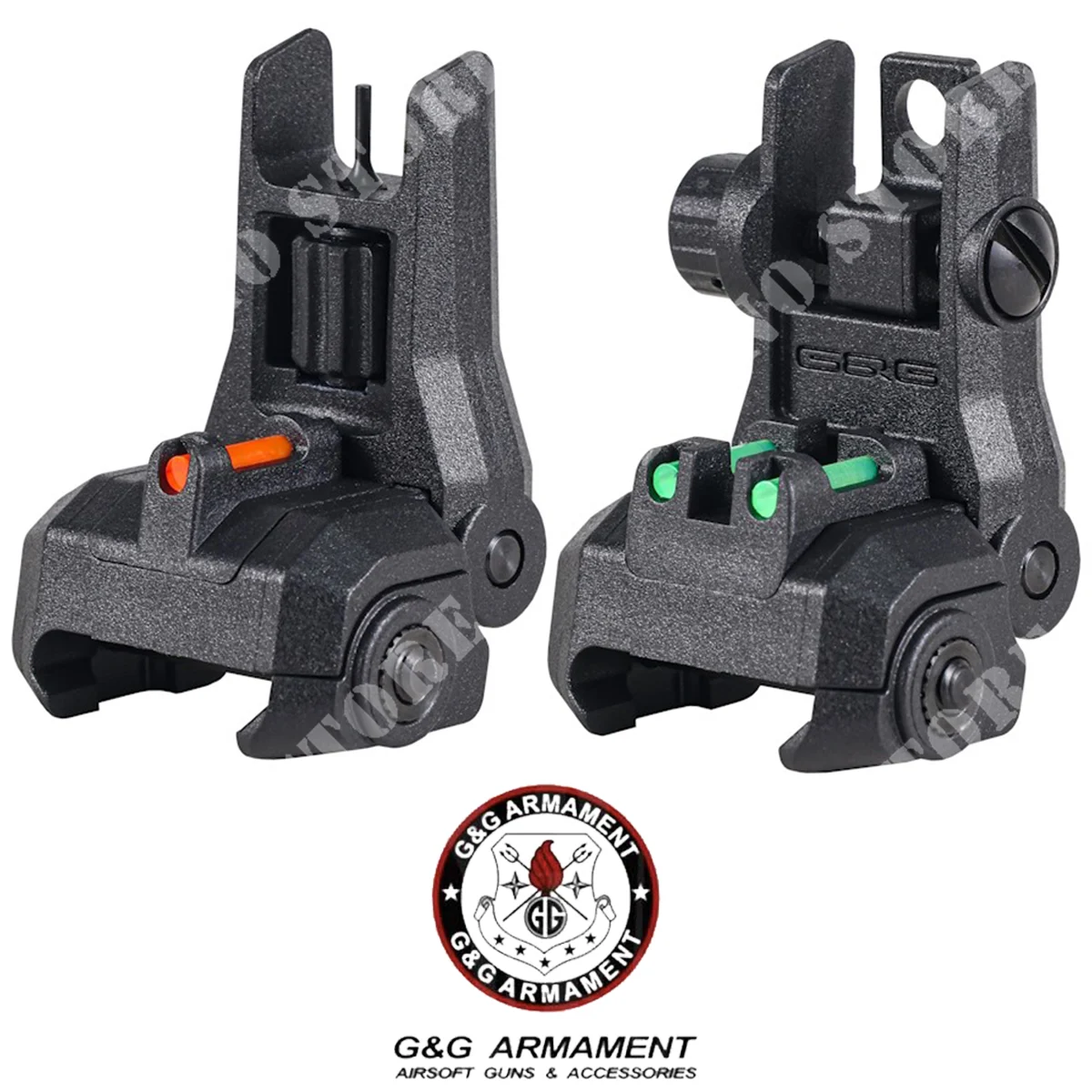 MIRA TRASERA ABATIBLE DOBLE PERFIL EN FIBRA NEGRA G&G (G03261)