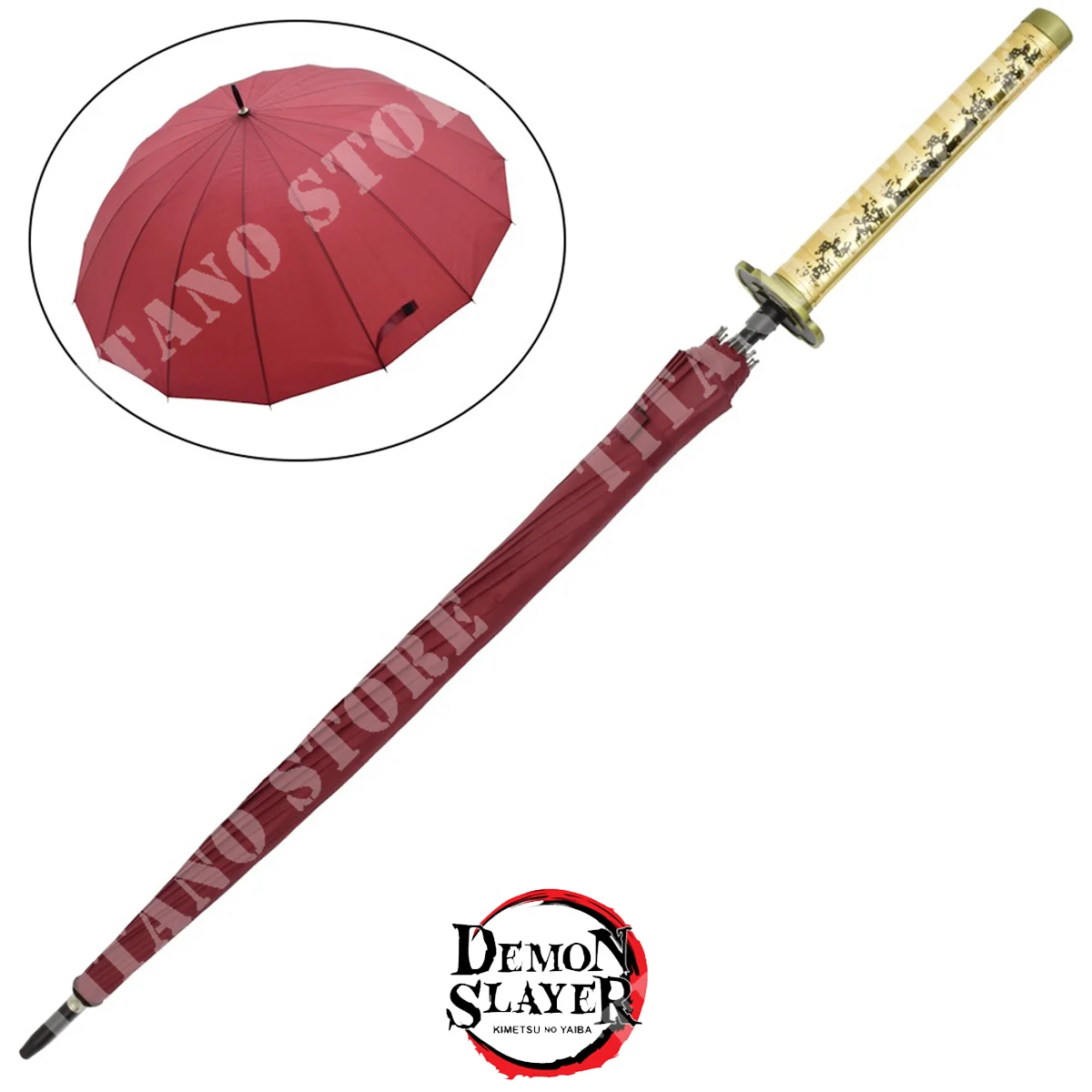 PARAGUAS KATANA TSUGIKUNI YORIICHI DEMON SLAYER (ZS672YS-5)