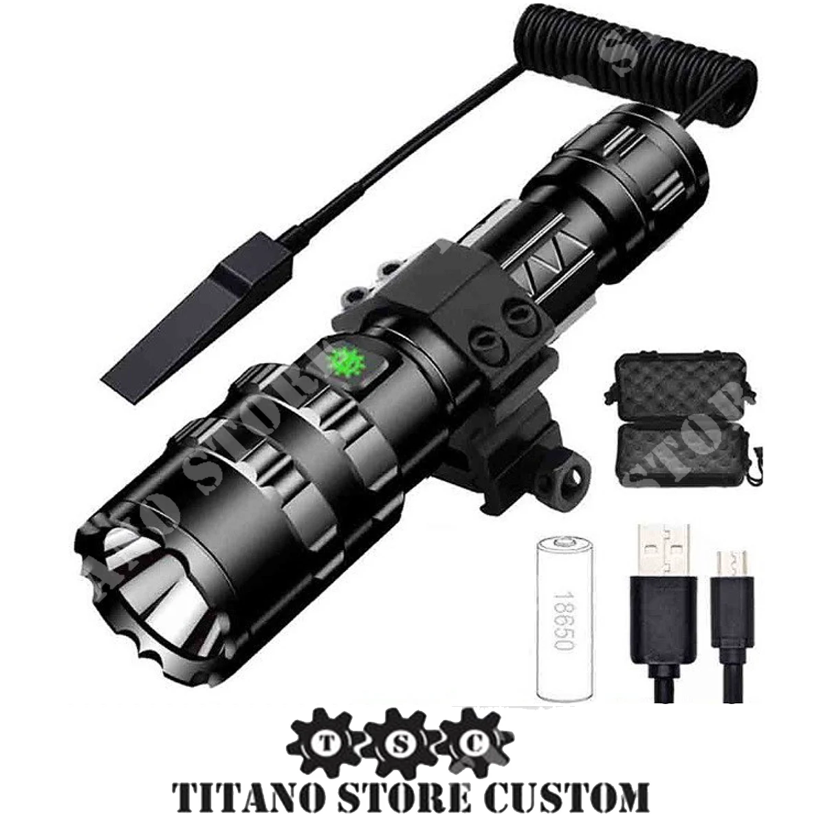 LINTERNA TÁCTICA CON MANDO XML-L2 TSC (TSC-2496)