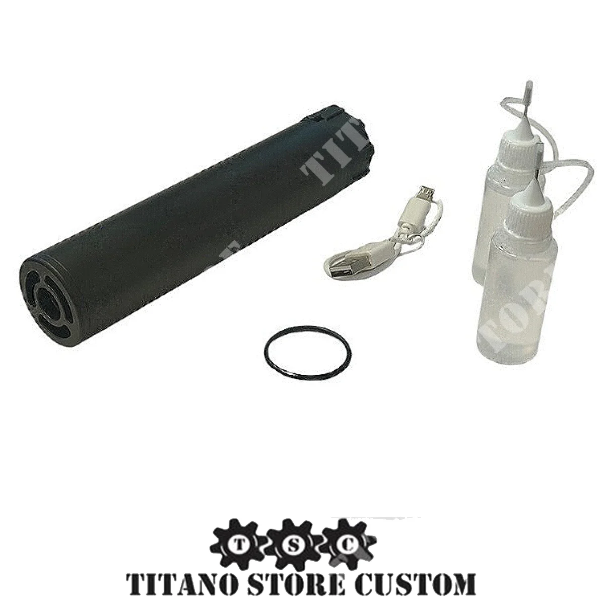 SILENCIADOR TRAZADOR SPITFIRE SMOKE V2 NEGRO TSC (TSC-10433)