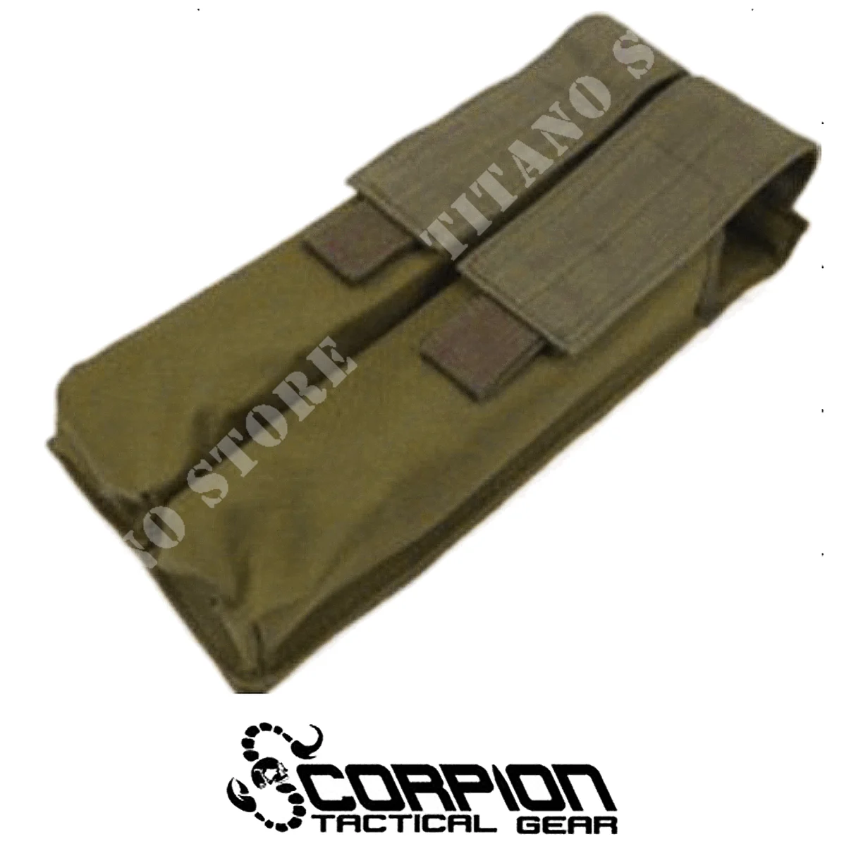 BOLSA DOBLE PARA CARGADOR SMG SCORPION TACTICAL GEAR, COLOR BRONCEADO (STG-4964)