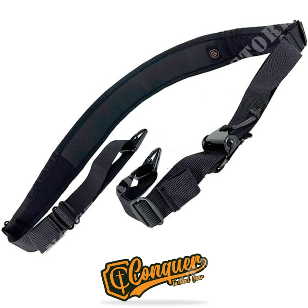 CINTURÓN 2 PUNTOS DP BLACK CONQUISTA (CNQ-10141)