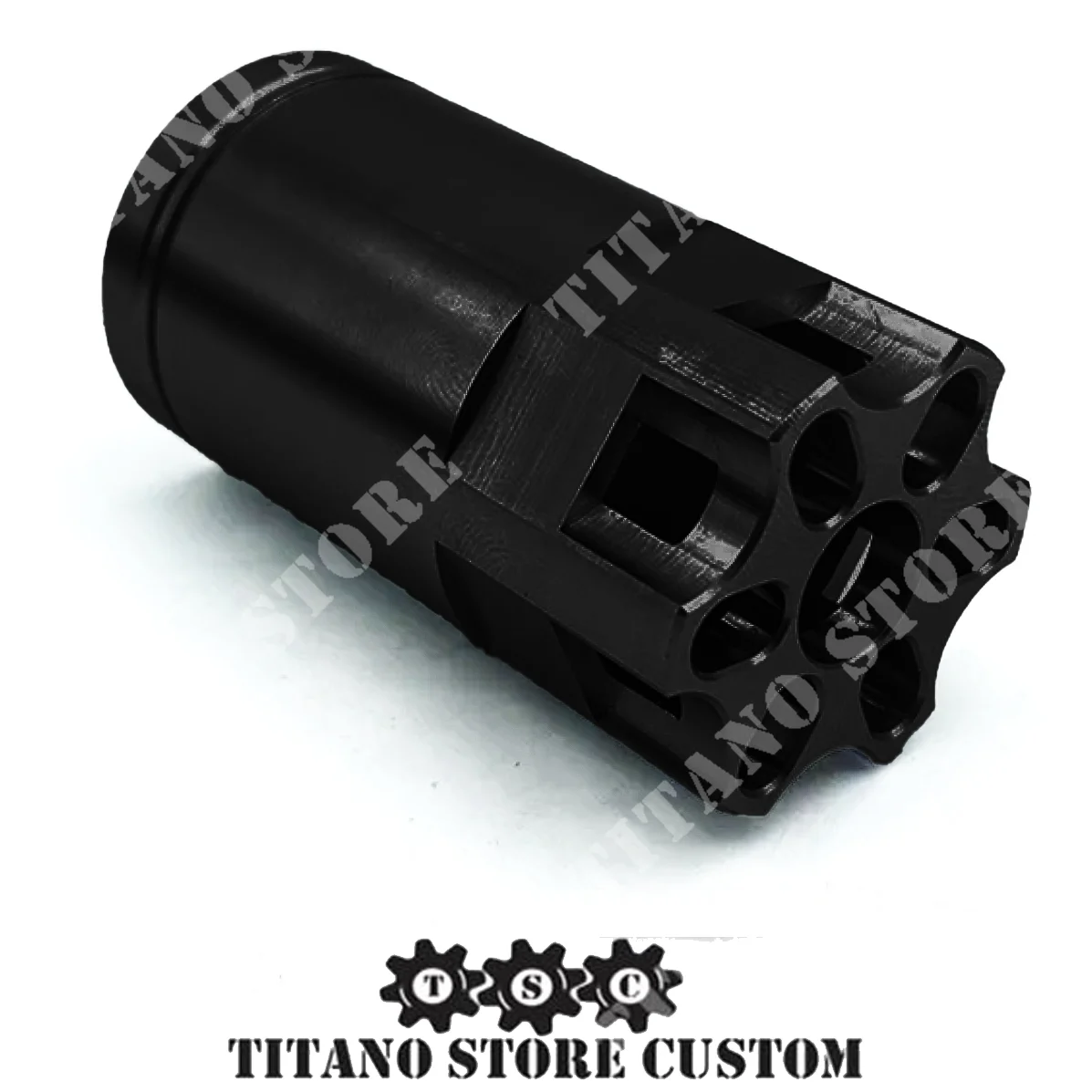 FLASH HIDER KK02 NEGRO TSC ACERO (TSC-10329)