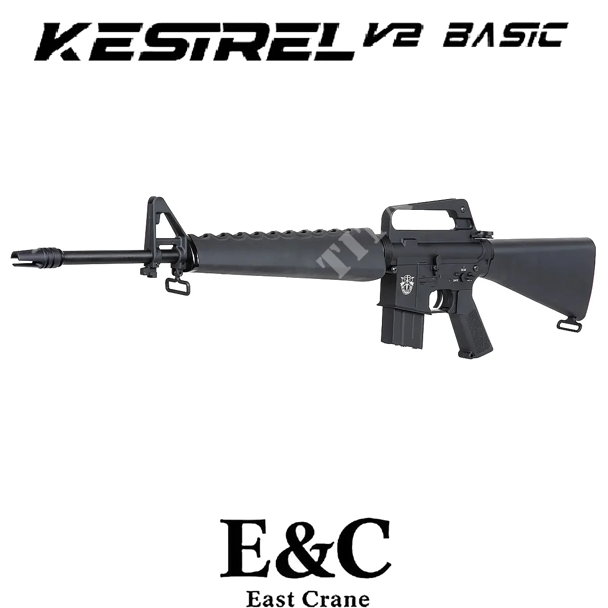 FUSIL M16A1 VIETNAM EC-319 KESTREL NEGRO E&C (EIC-01-043696)