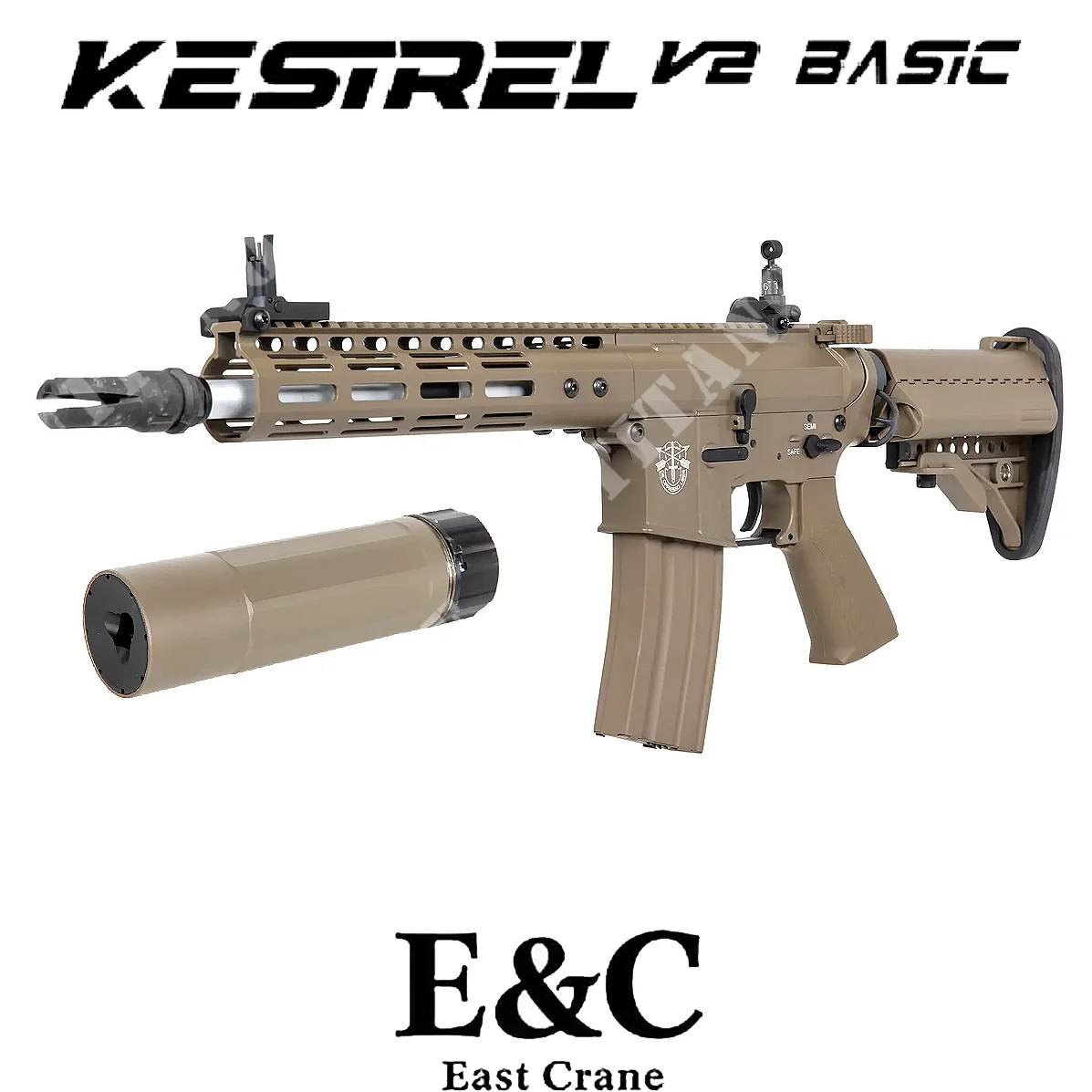 RIFLE E&C M4 EC-867 SE TAN KESTREL (EIC-01-043690)