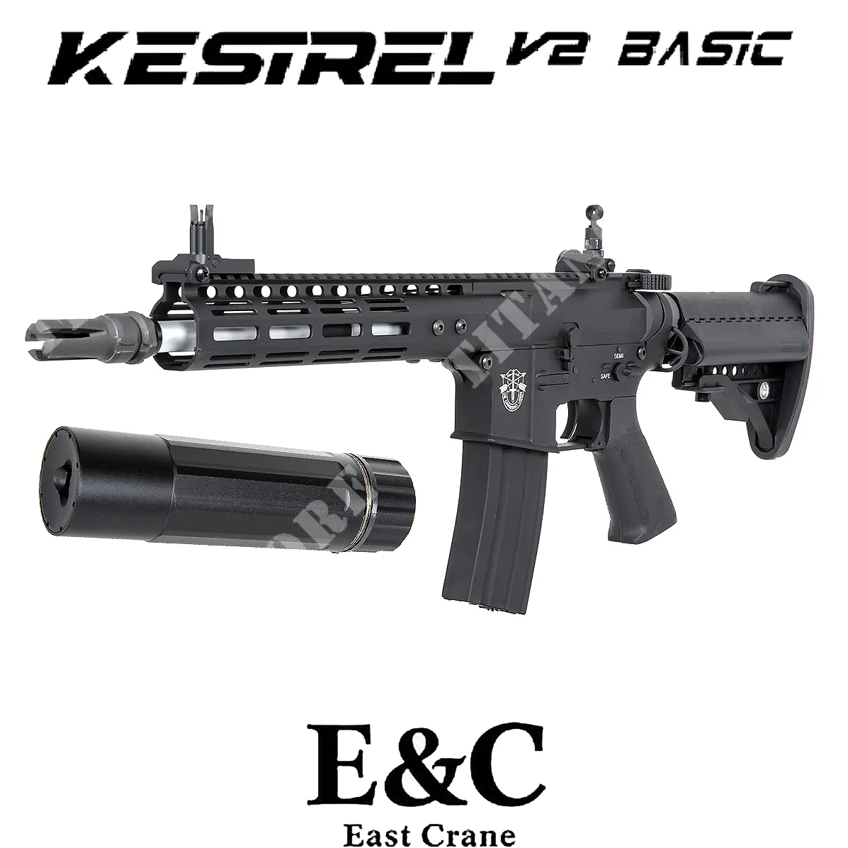 FUSIL M4 EC-867 SE NEGRO KESTREL E&C (EIC-01-043688)