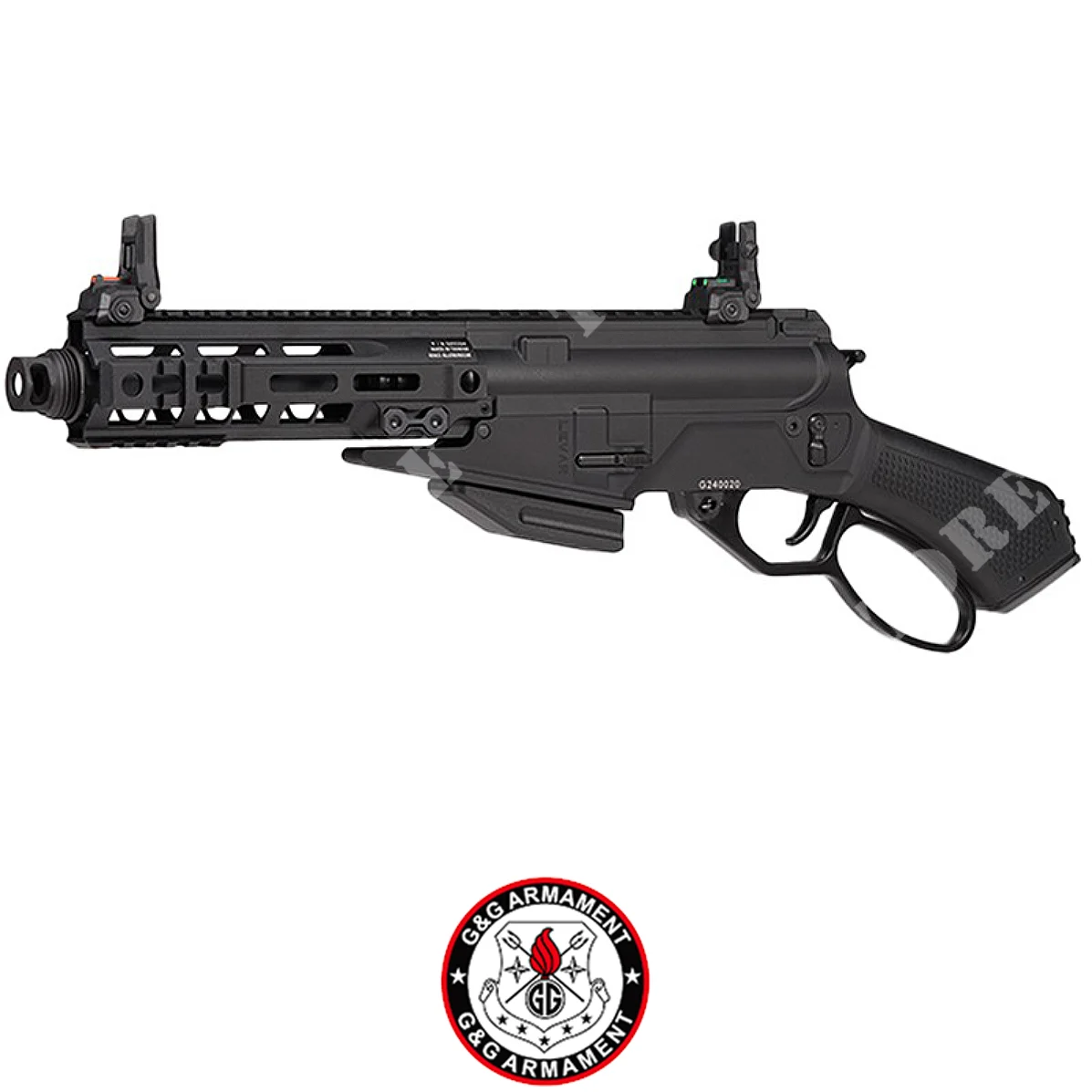 FUSIL PALANCA GAS LEVAR7 NEGRO G&G (GG-LEVAR7)