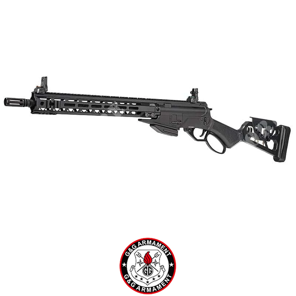 FUSIL PALANCA GAS LEVAR15 NEGRO G&G (GG-LEVAR15)