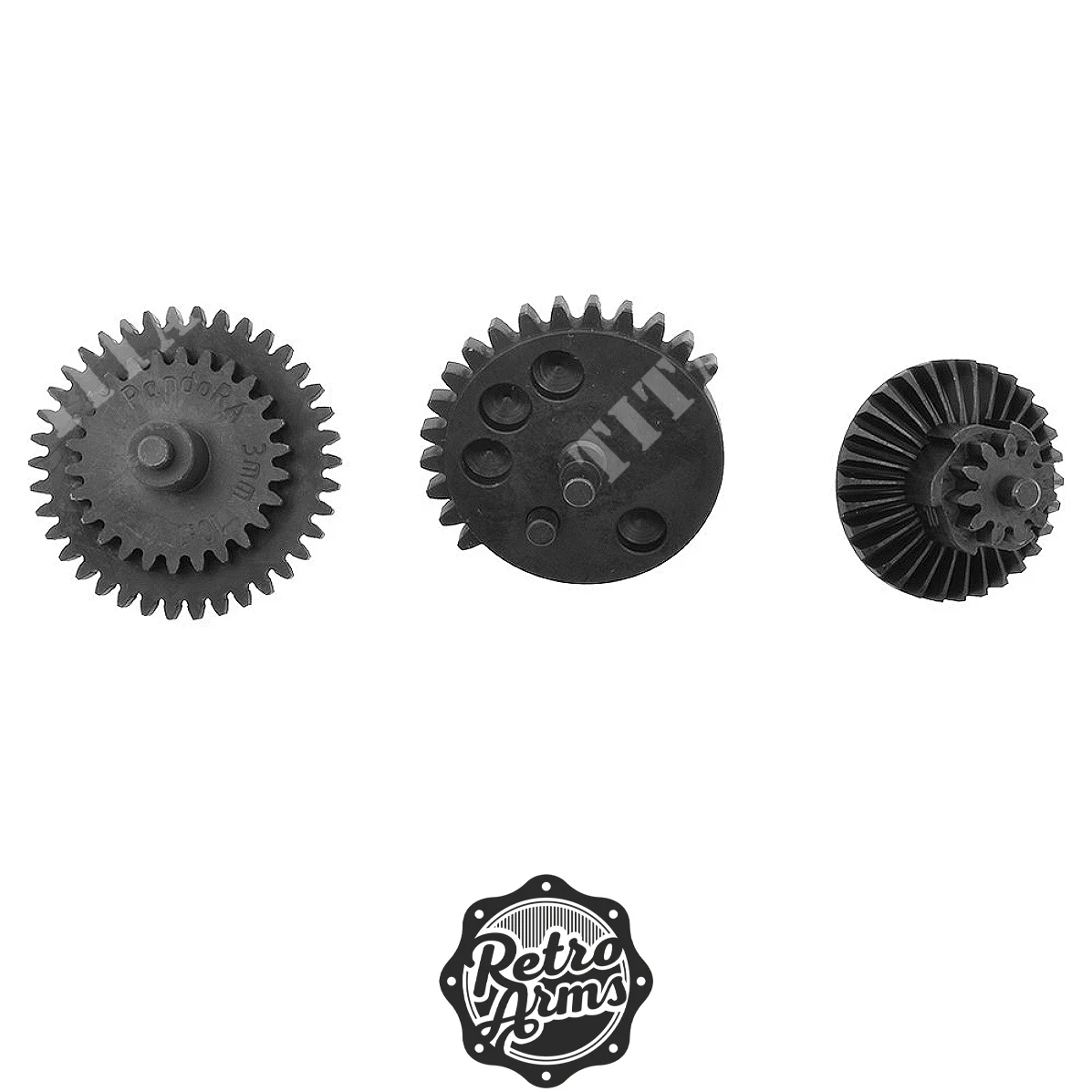 PANDORA ENGRANAJES CNC 10:1 3mm BRAZOS RETRO (RA-8009)