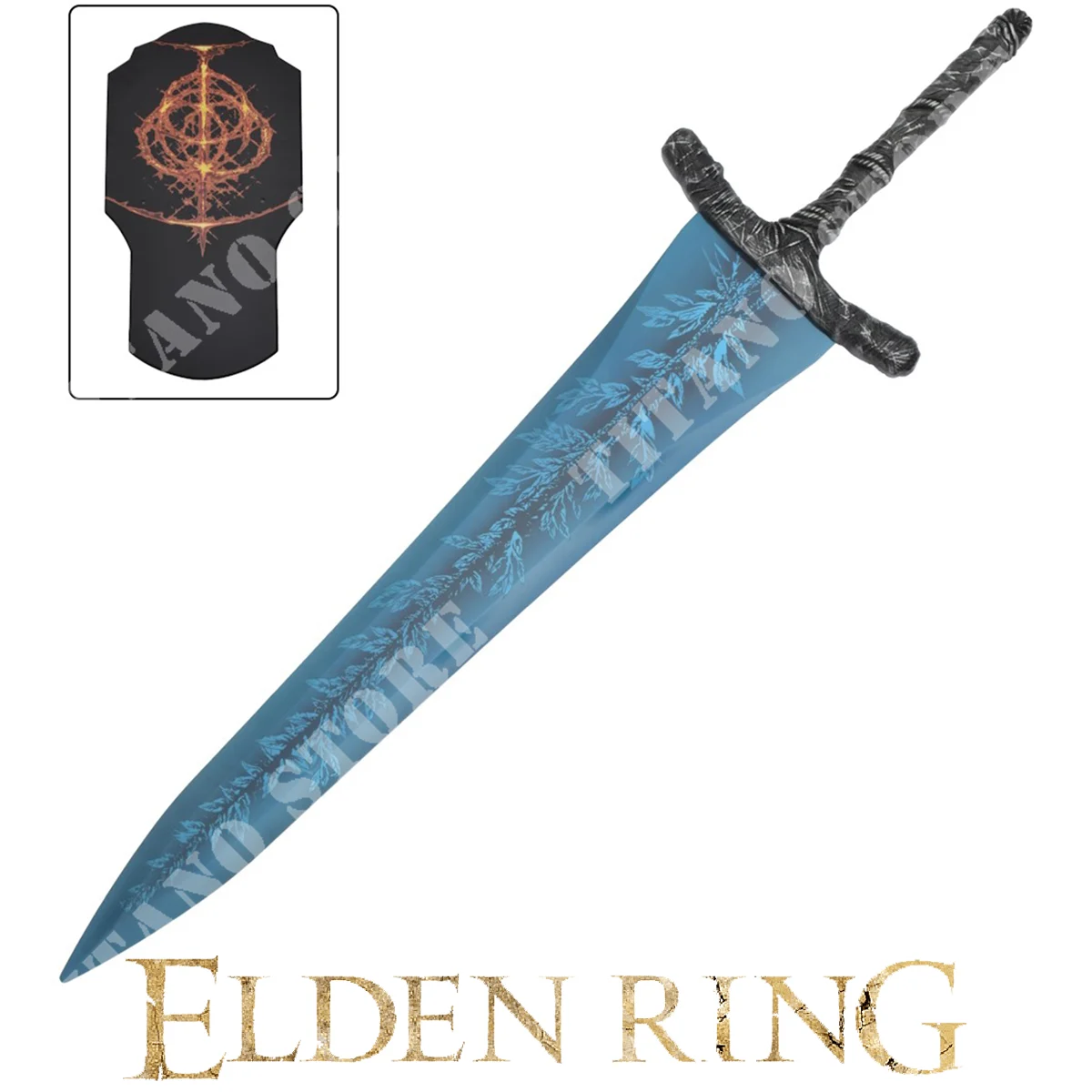 ESPADA GRANDE LUNA OSCURA SERIE ANILLO ELDEN (ZS072)