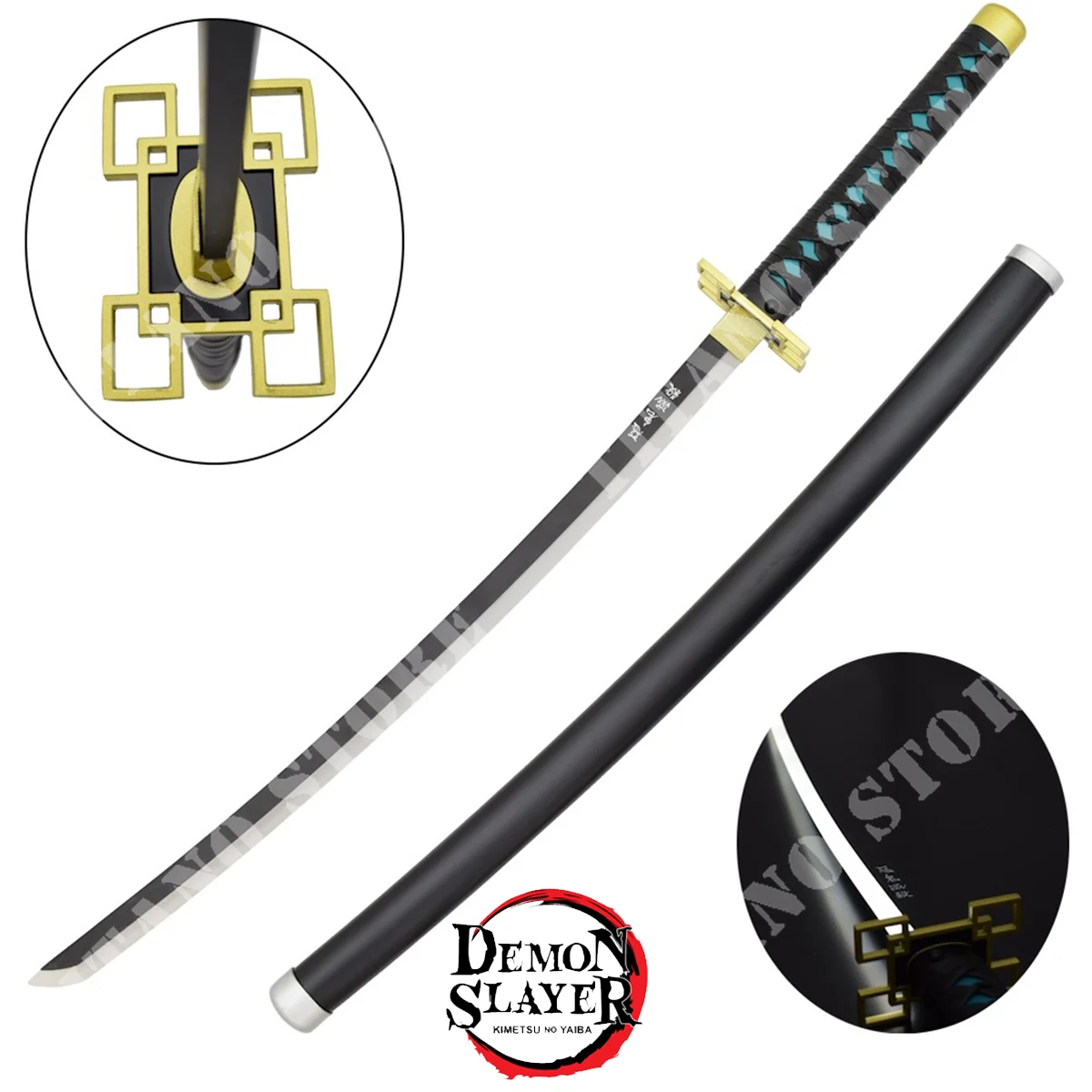 Katana LED blanca Muichiro Tokito Didemon Slayer (ZS655GD)