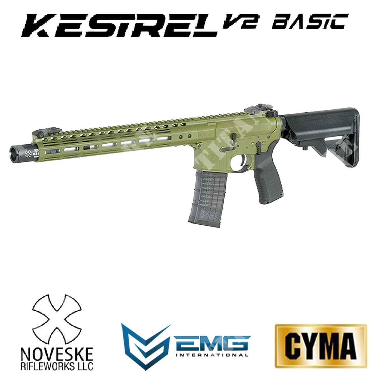 RIFLE NOVESKE 13.7'' DIPLOMAT GEN III ETU VERDE EMG (EMG-FB4143E)