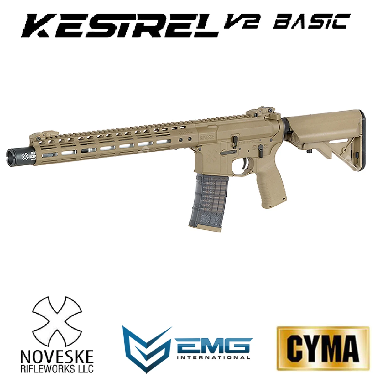 RIFLE NOVESKE 13.7'' DIPLOMAT GEN III ETU TAN EMG (EMG-FB4142E)