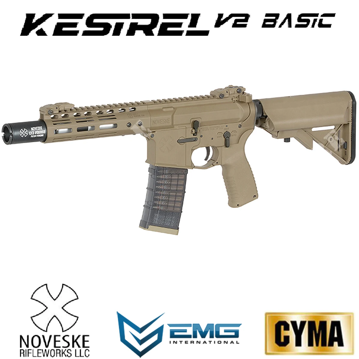 RIFLE NOVESKE 7.5'' DIPLOMAT GEN III ETU TAN EMG (EMG-FB4139E)