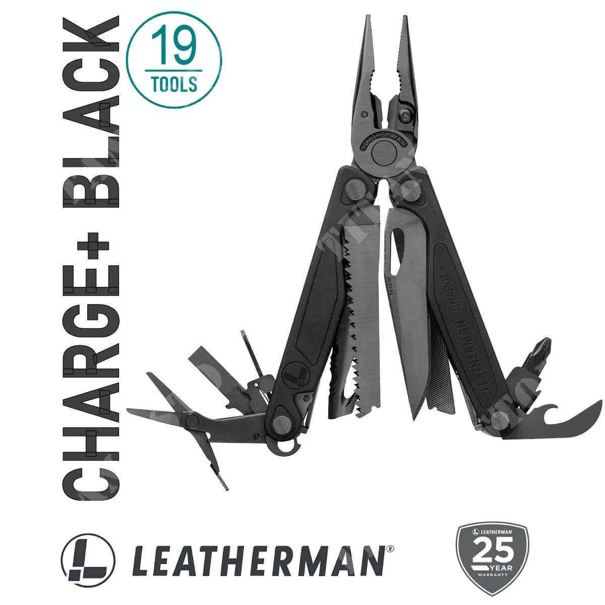 ALICATE MULTIUSOS CHARGE PLUS LEATHERMAN NEGRO (832601)