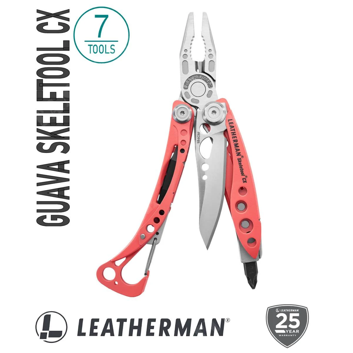 ALICATE MULTIUSOS SKELETOOL CX GUAYABA LEATHERMAN (833145)