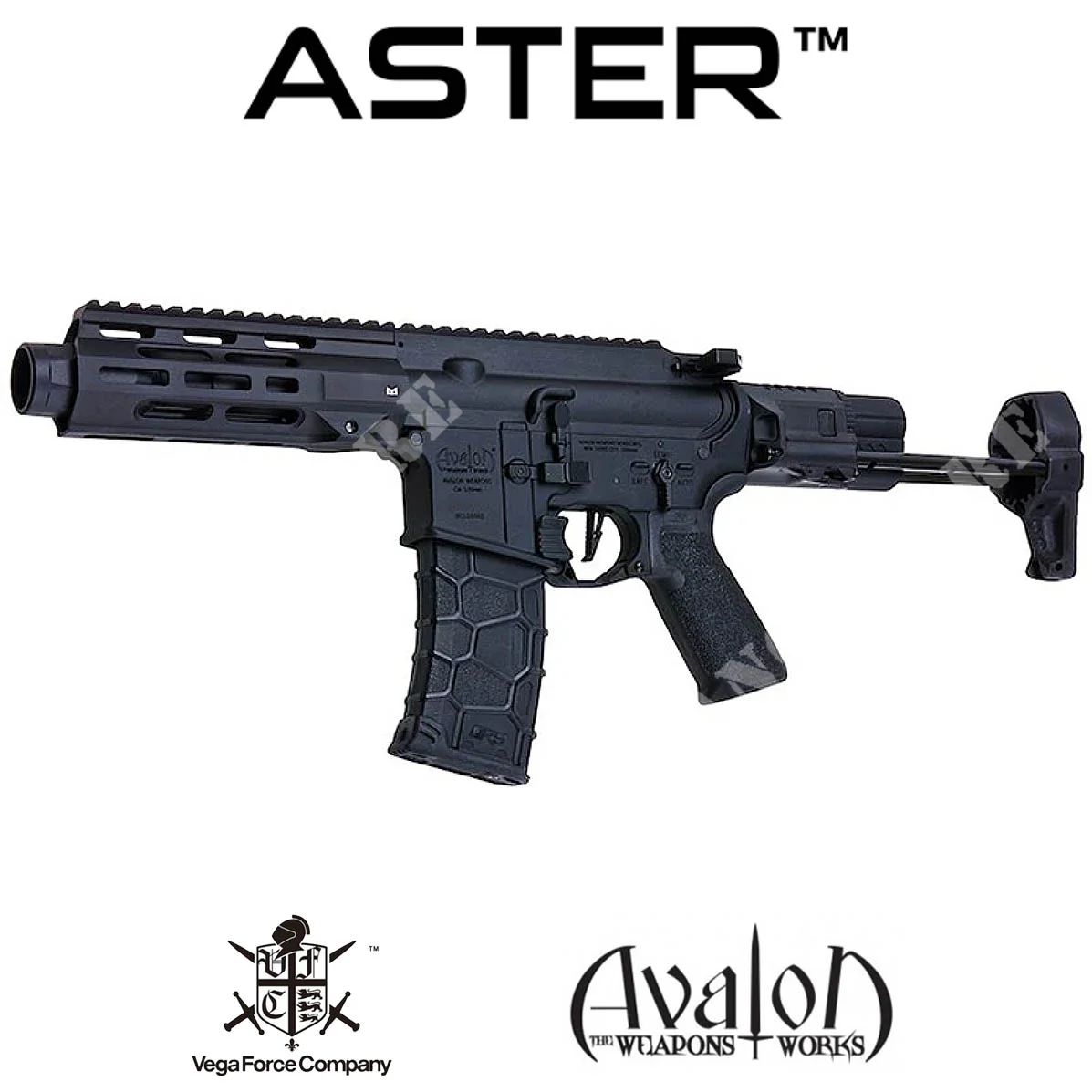 RIFLE M4 AVALON CALIBUR II PDW ASTER NEGRO VFC (AV1-M4_SIS_XS-BK21)