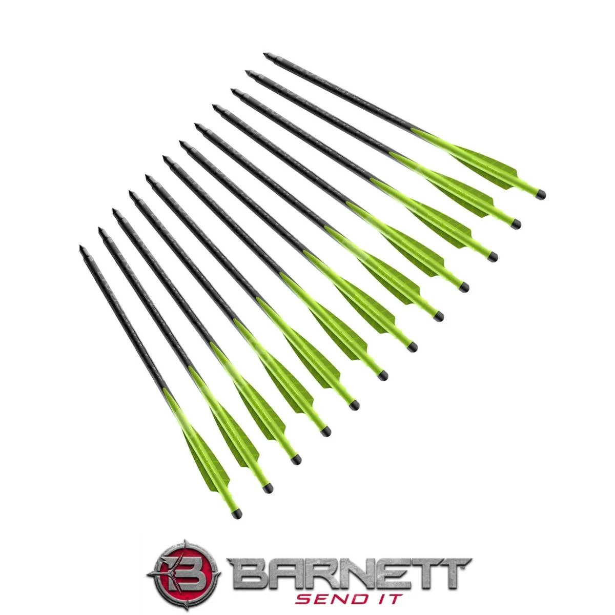 12 FLECHAS PARA BALLESTA DEMUN TRI-STRIKE BARNETT (BAR50037)