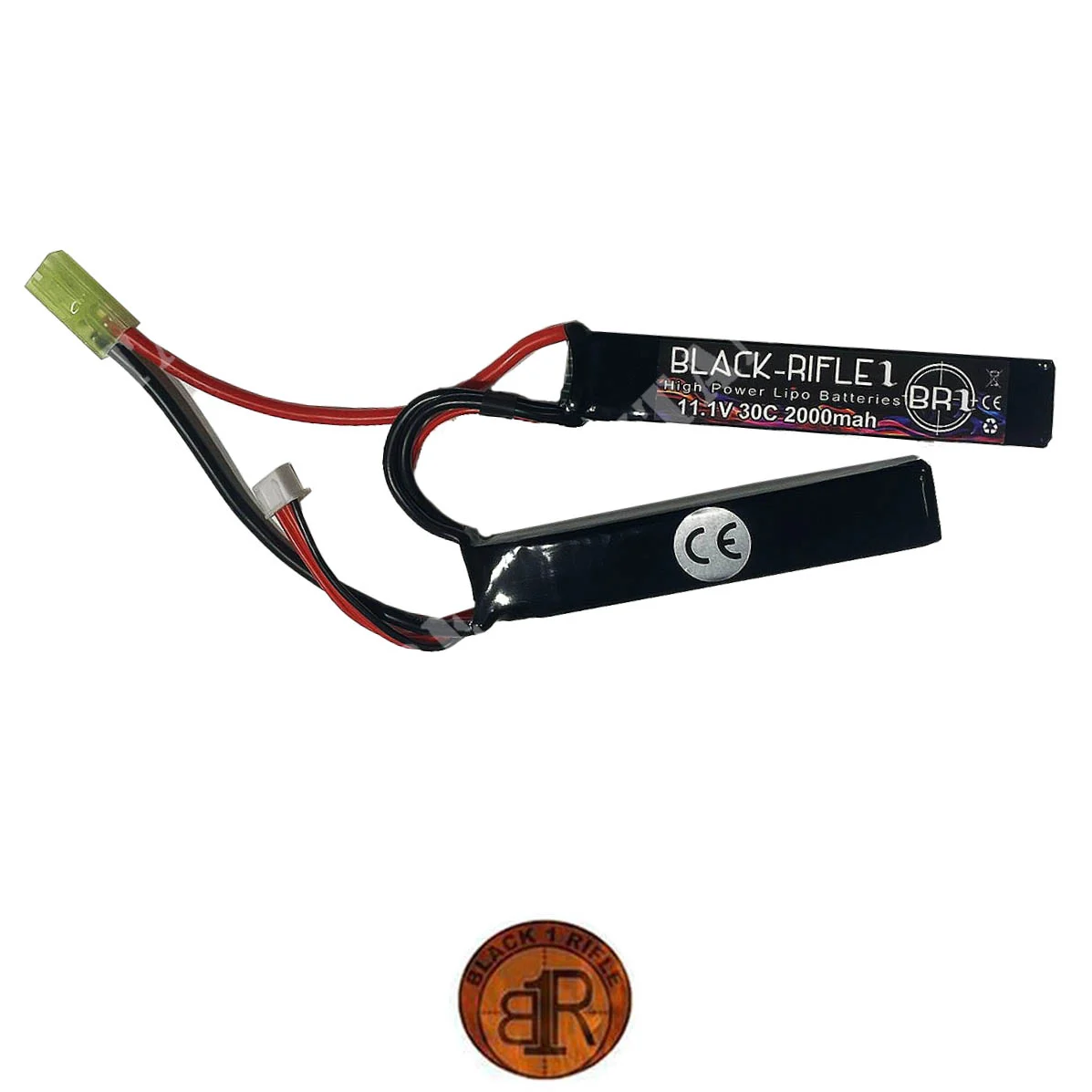 BATERIA 11.1x2000MAH LIPO CQB 30C BR1 (BR11.1x2000CQB)