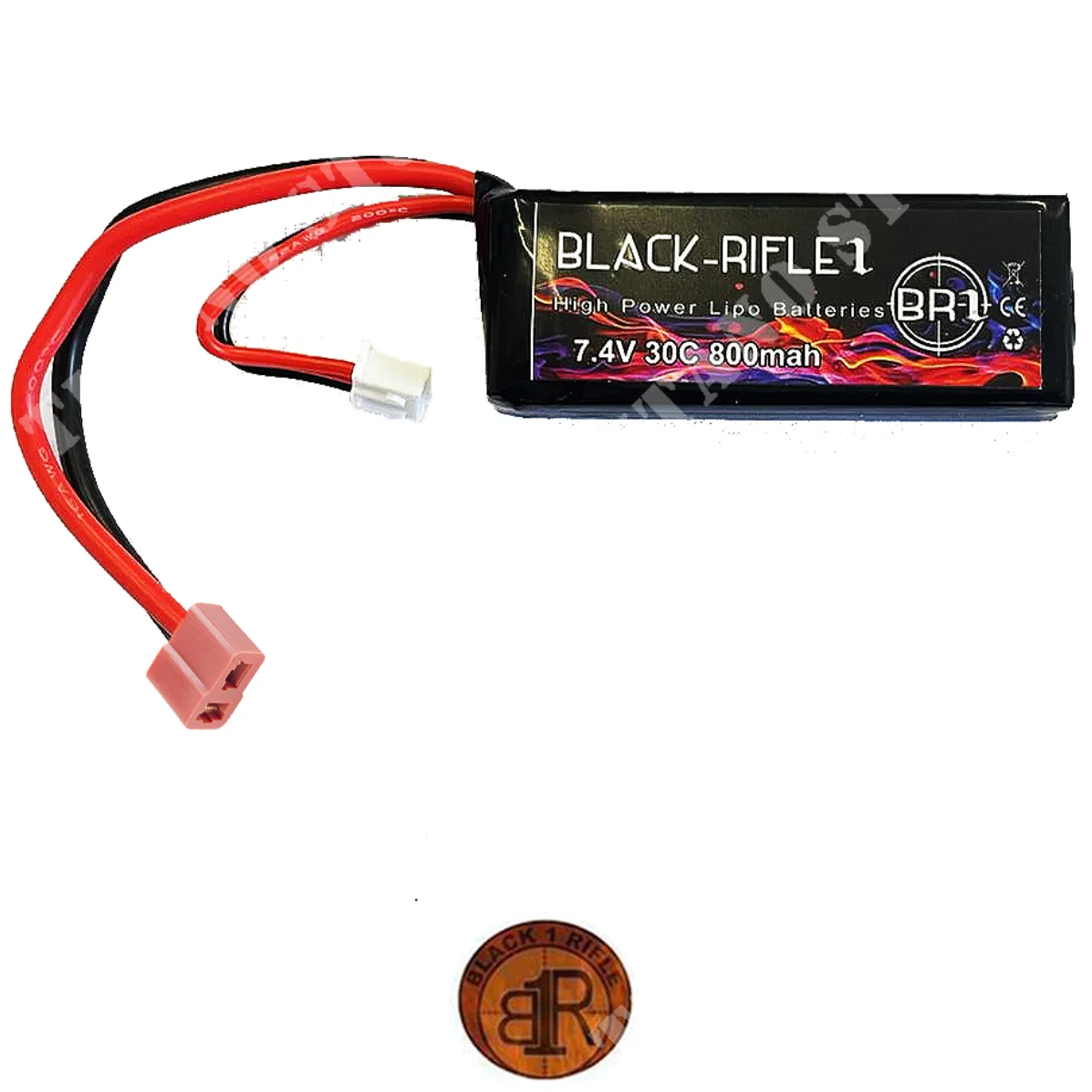 BATERIA 7.4x800MAH 30C LIPO STICK DEANS BR1 (BR7.4x800-30C-DEANS)