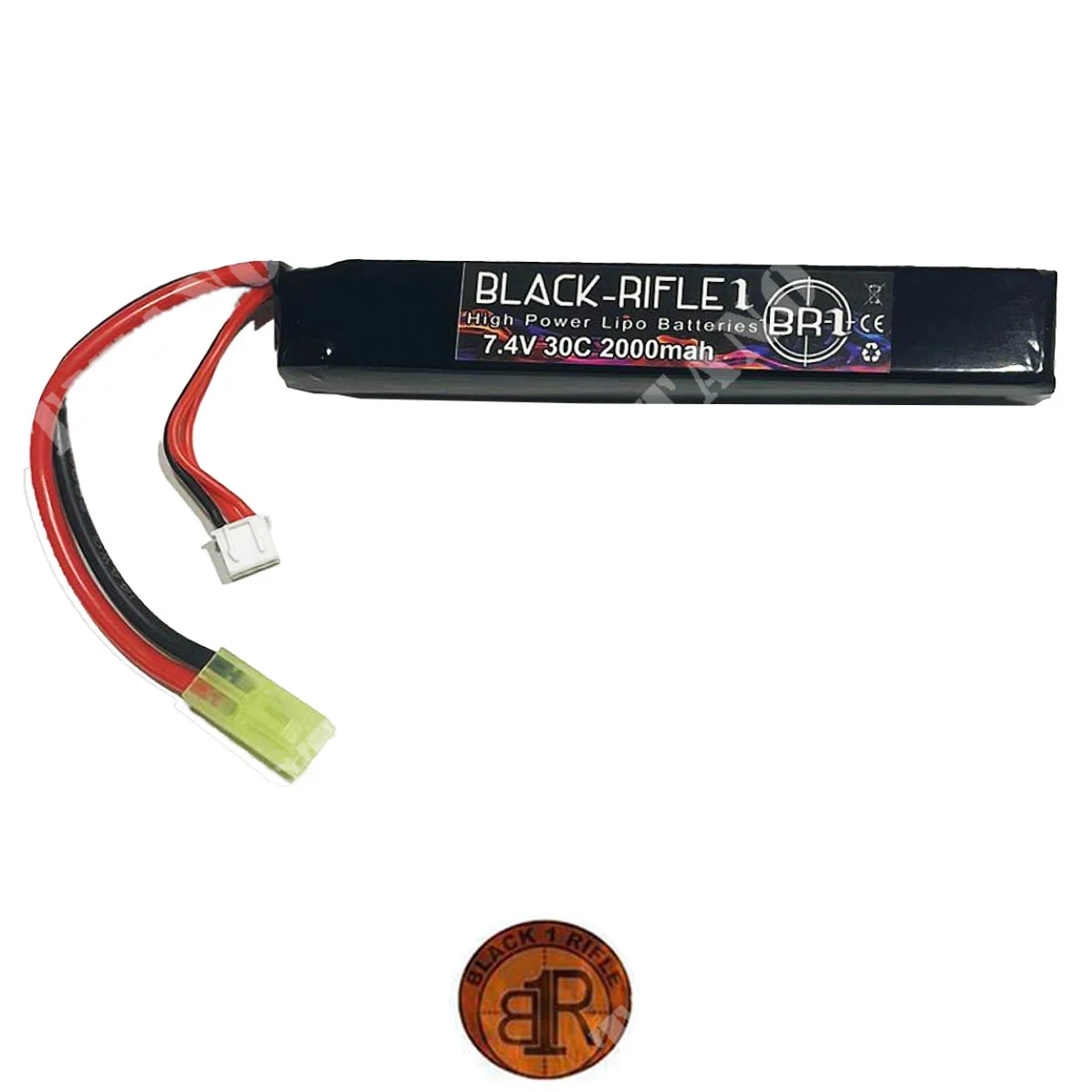 BATERIA 7.4x2000 LIPO 30c STICK BR1 (BR7.4x2000-30C)
