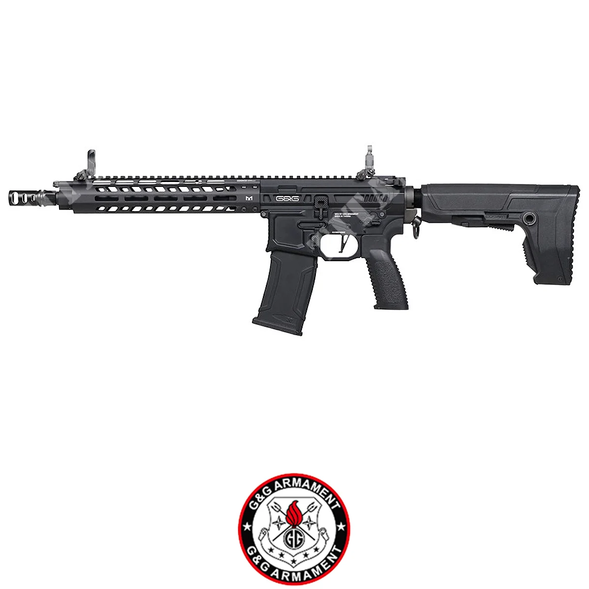 RIFLE DE GAS MGCR 556 10'' NEGRO G&G (GG-MGCR556-10)