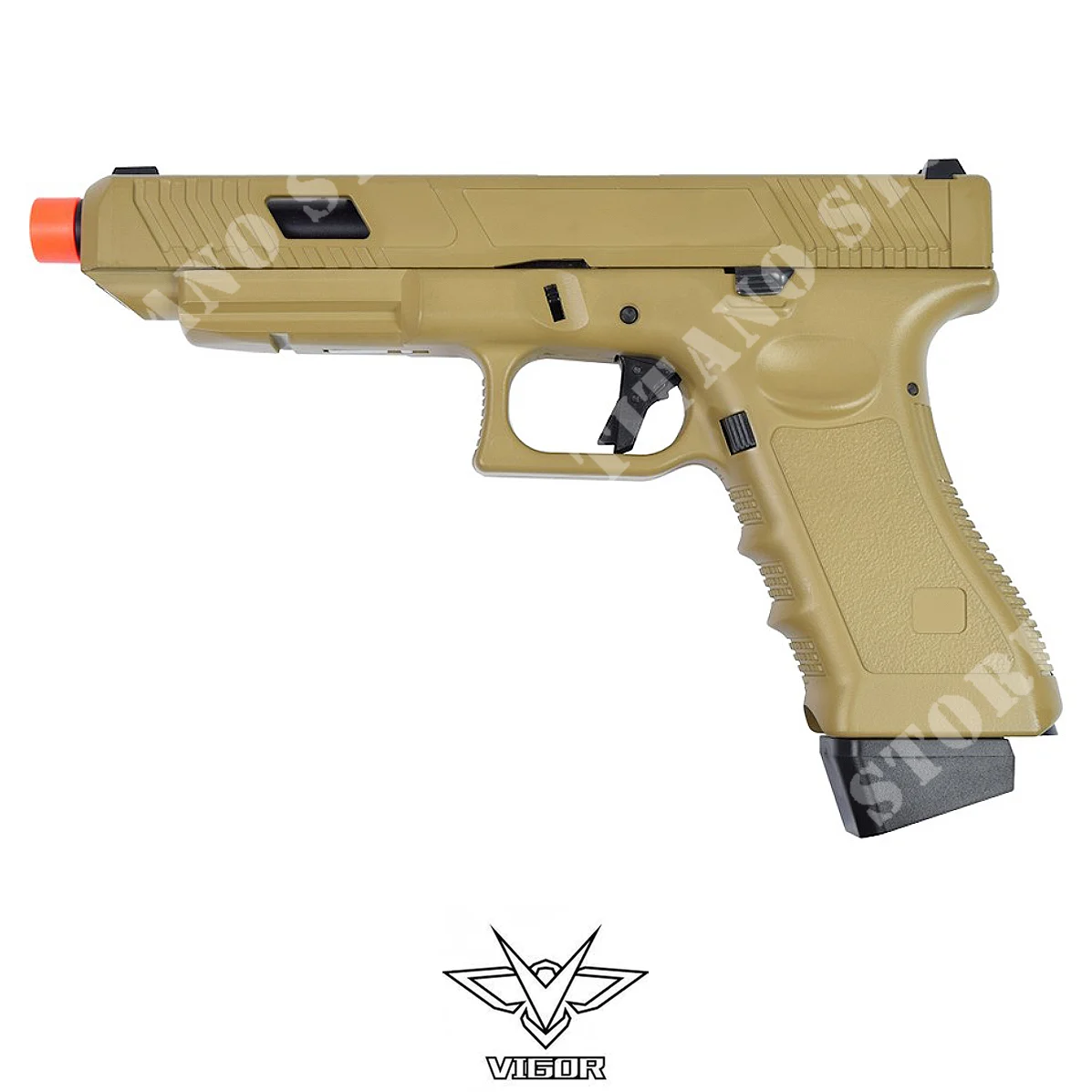 PISTOLA DE GAS G34 TAN VIGOR (VG1-C-TAN)