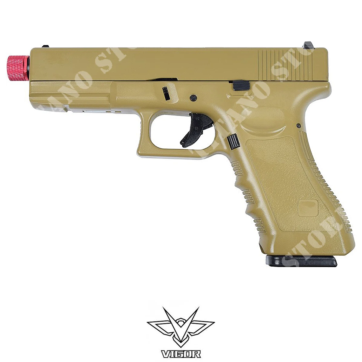 PISTOLA DE GAS G17 TAN VIGOR (VG1-T)