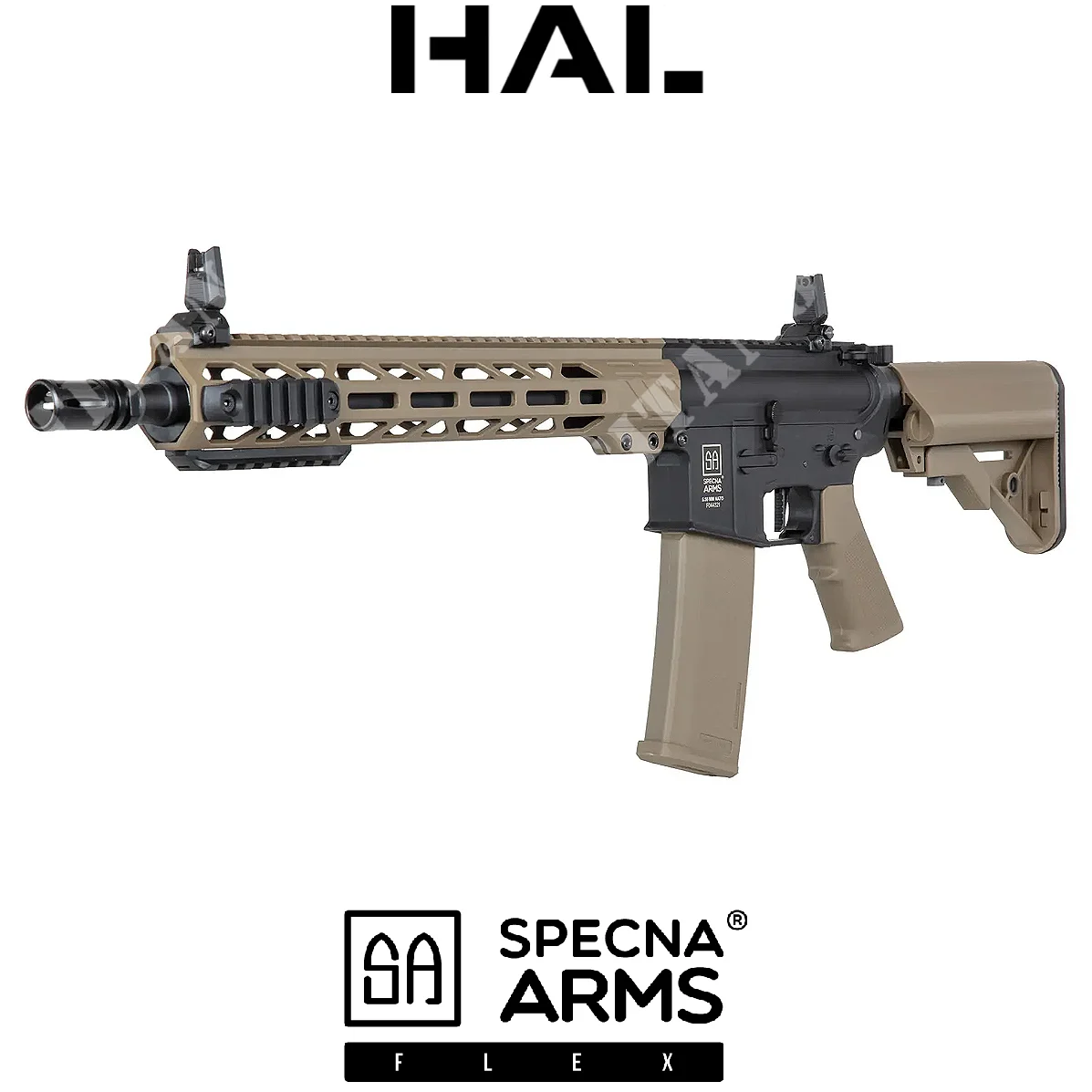 ARMAS SPECNA PARA RIFLE M4 FLEX SA-F09 HAL TAN (SPE-01-041514)
