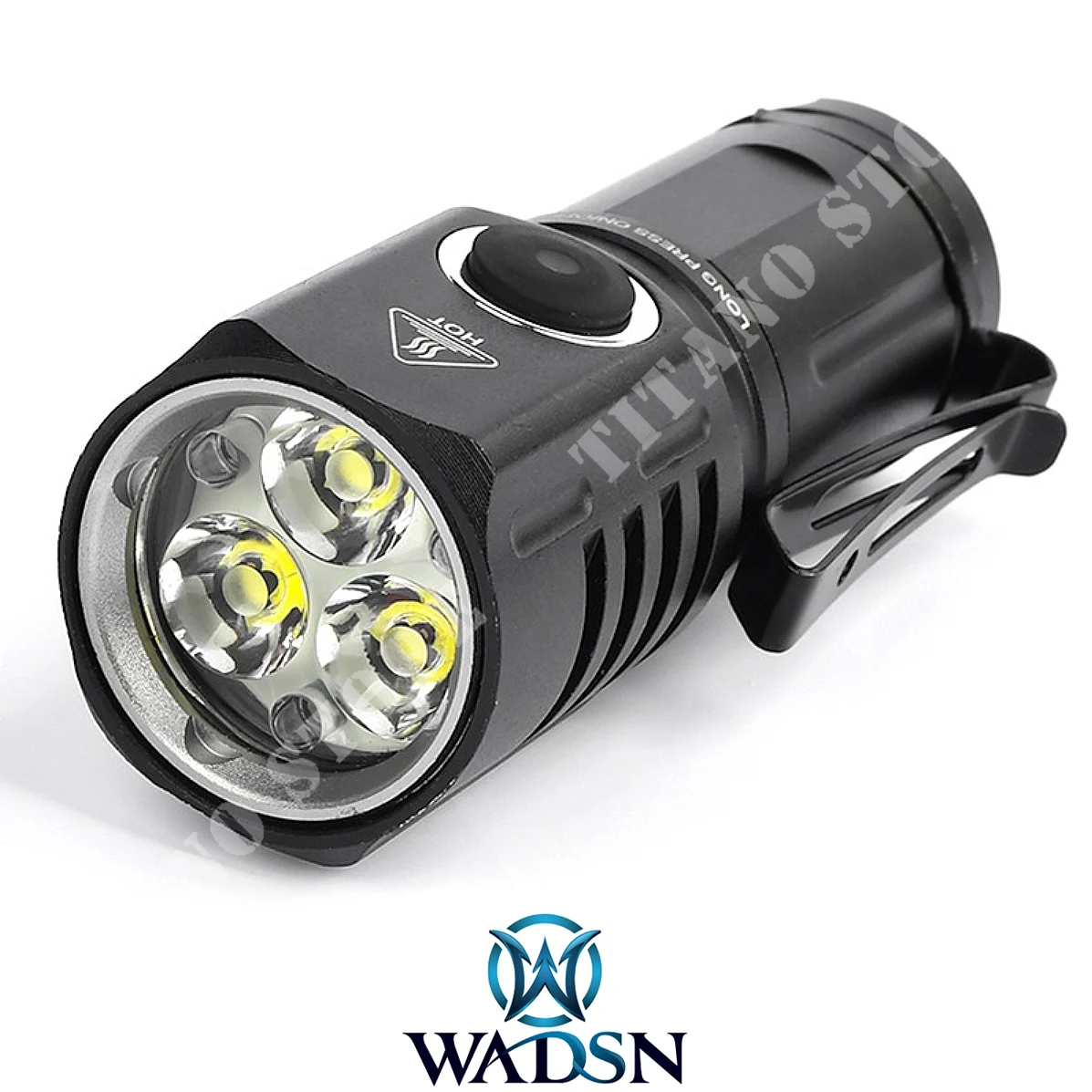 LINTERNA LED NEGRA MINI USB WADSN (WEX682-B)