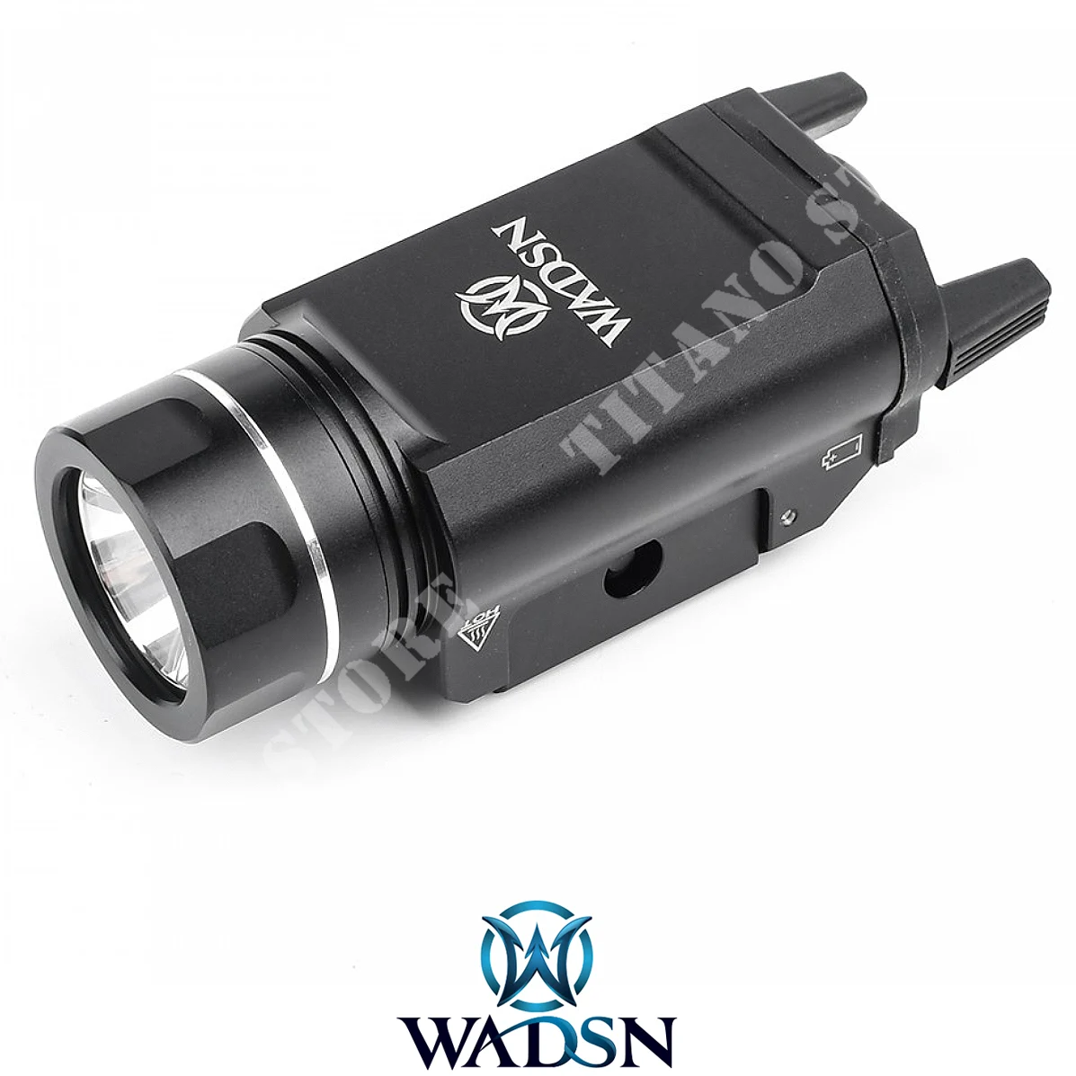 LINTERNA TÁCTICA LED PARA PISTOLA 700 LUMEN NEGRA WADSN (WD4102-B)