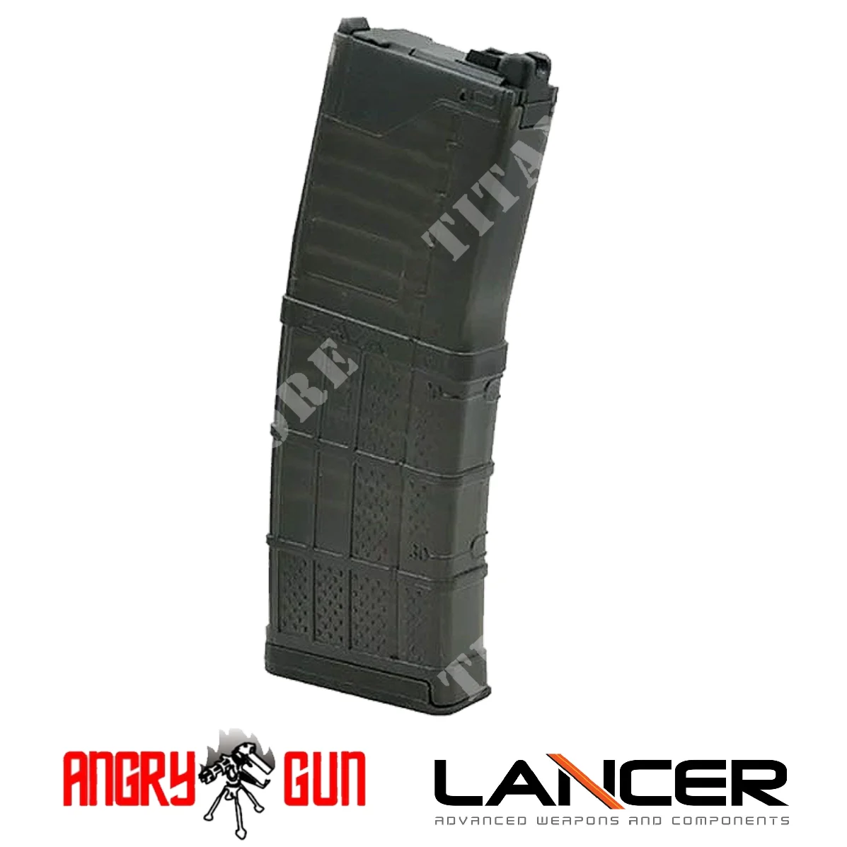 CARGADOR 35BB L5AWM NEGRO TRANSPARENTE 5.56 PARA M4 MWS ANGRYGUN (EG-LMWSM-556-TS)