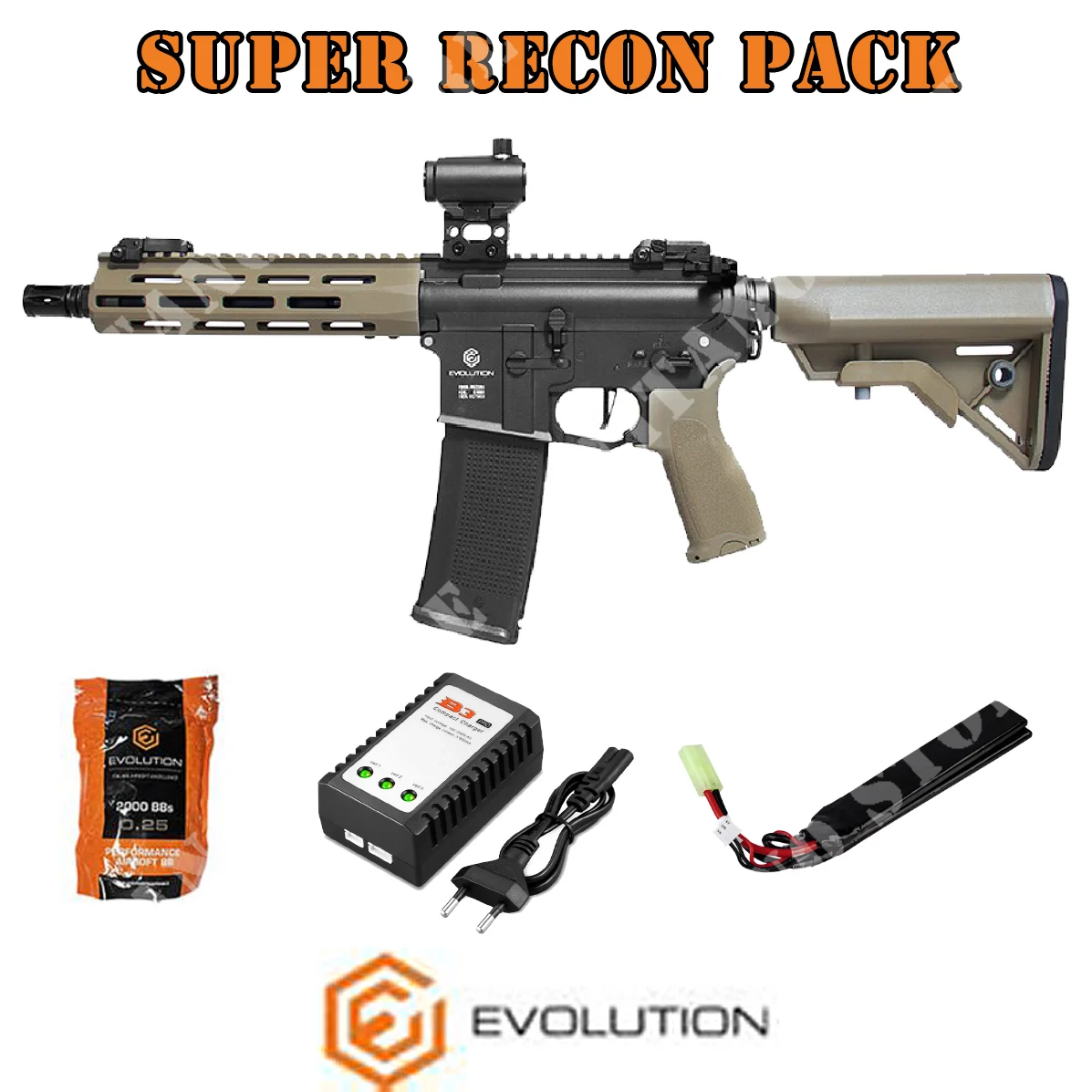SET RECON M4 CARBONTECH TAN EVOLUTION (EVL-PACK-RECON-TN)