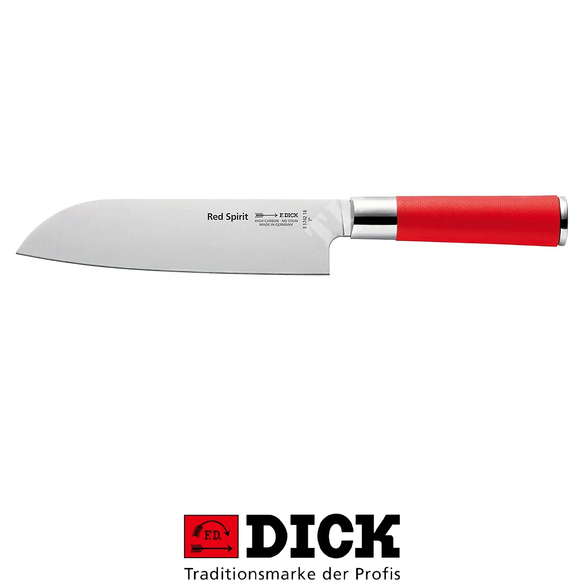 CUCHILLO SANTOKU ESPIRITU ROJO CM.18 POLLA (C508174218)
