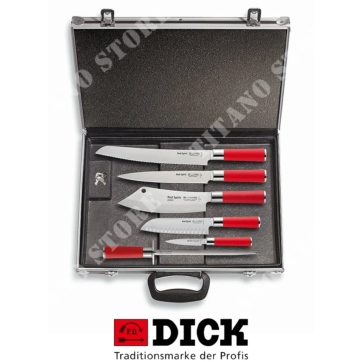 SET 6 CUCHILLOS RED SPIRIT + ESTUCHE MAGNÉTICO DICK (C508117300)