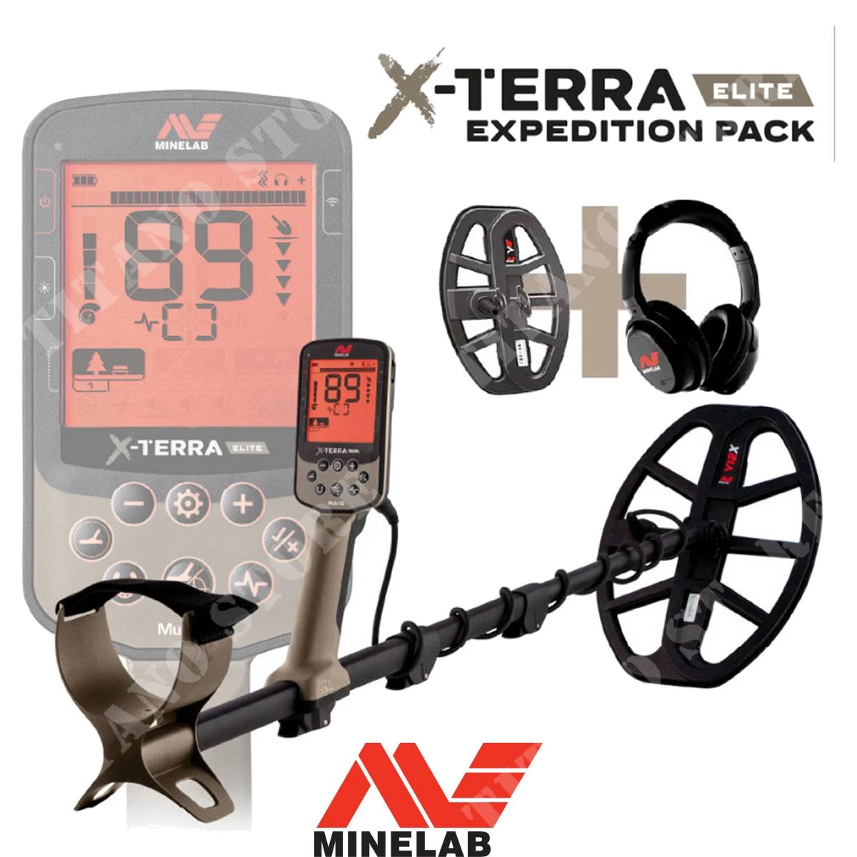 DETECTOR DE METALES X-TERRA ELITE PAQUETE DE EXPEDICIÓN MINELAB (3707-0003)