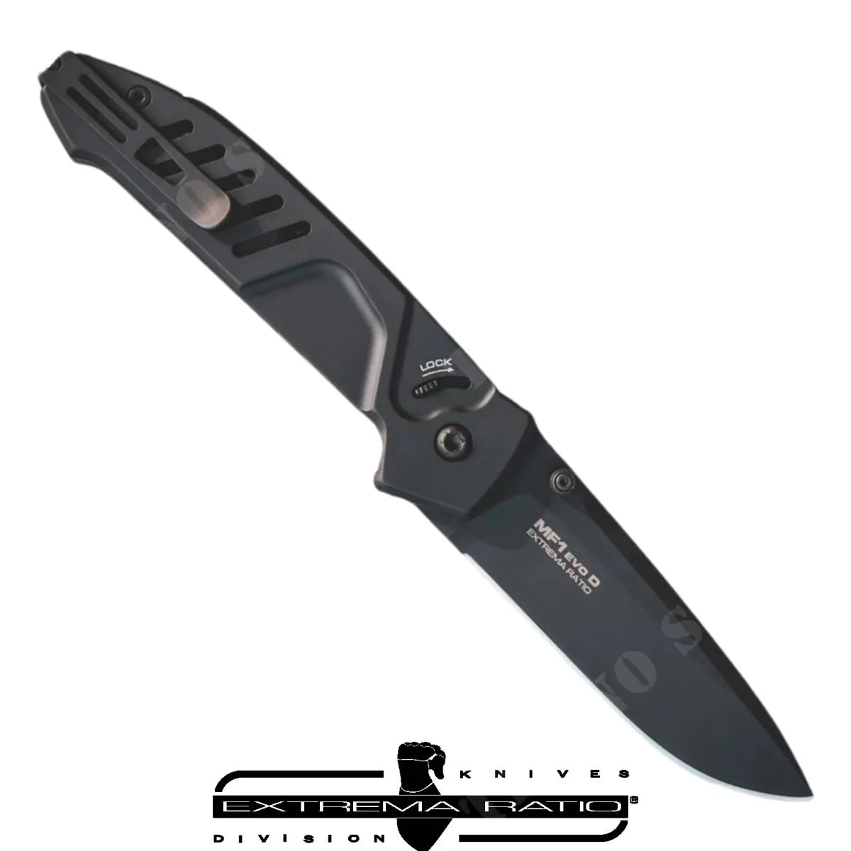 Cuchillo MF1 EVO D NEGRO DE RELACIÓN EXTREMA (0232/BLK/BLK)