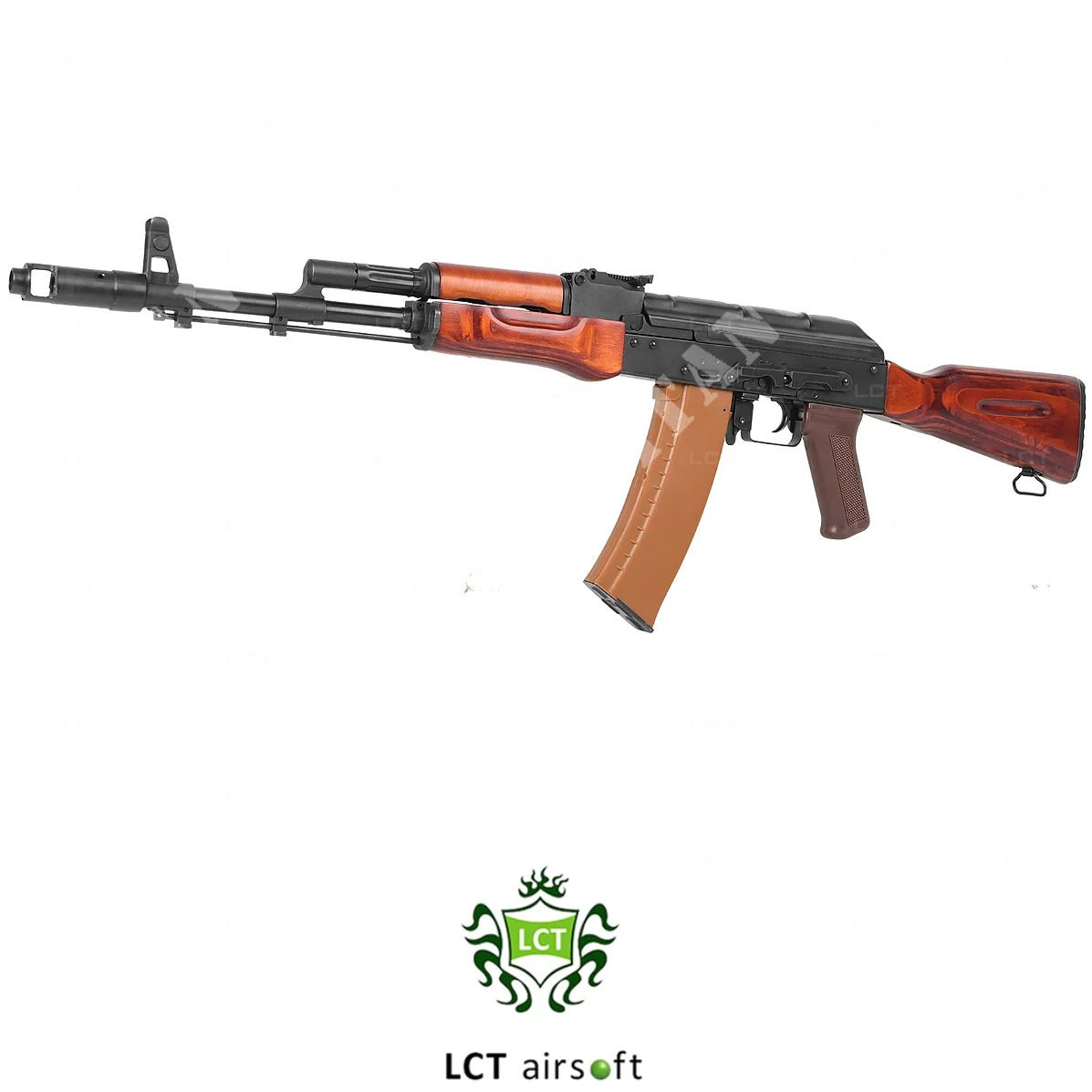 RIFLE AEG AK74 DE MADERA TOTALMENTE METALICO LCT (LCK74)