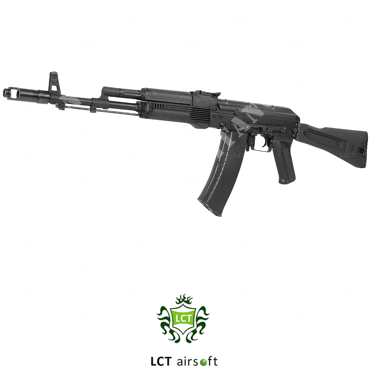 RIFLE AEG AK74MN NEGRO COMPLETAMENTE METALICO LCT (LCK74MN)